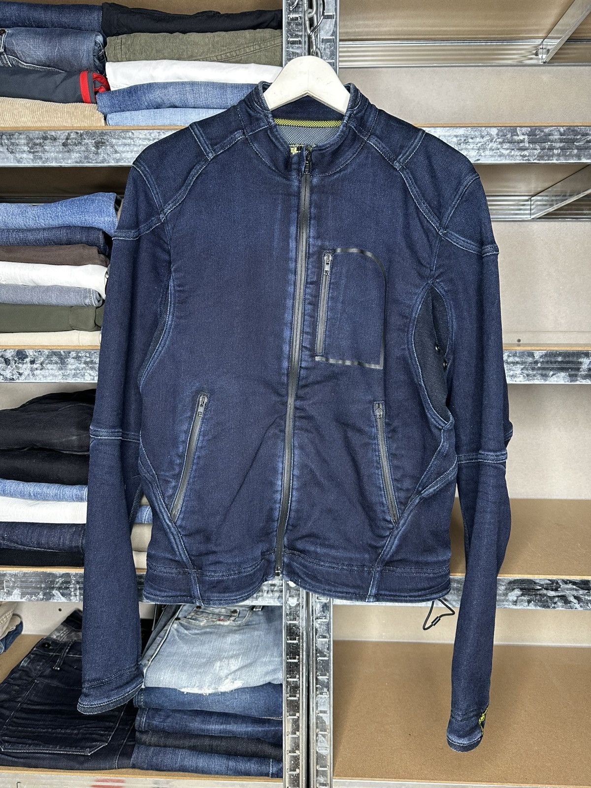 Diesel Diesel Jogg Jeans RUNX Hybrid Jacket Denim Sweat Technical Size US L / EU 52-54 / 3 - 1 Thumbnail
