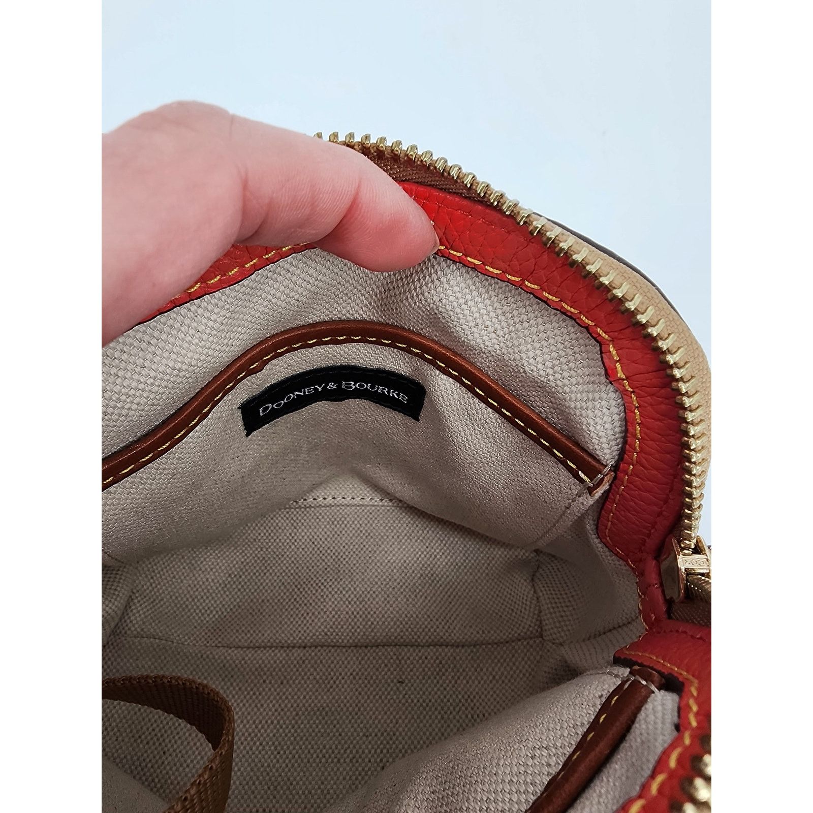 Dooney & Bourke Dooney & Bourke Red Pebbled Leather Mini Crossbody Bag Size ONE SIZE - 15 Thumbnail