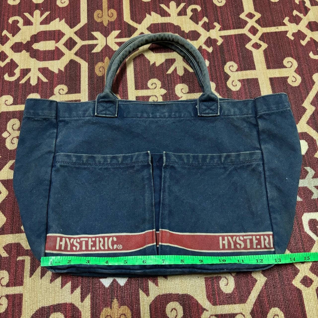 Hysteric Glamour VTG Hysteric Glamour Archive Denim Tote Bag 90s Japan Y2K Size ONE SIZE - 13 Thumbnail