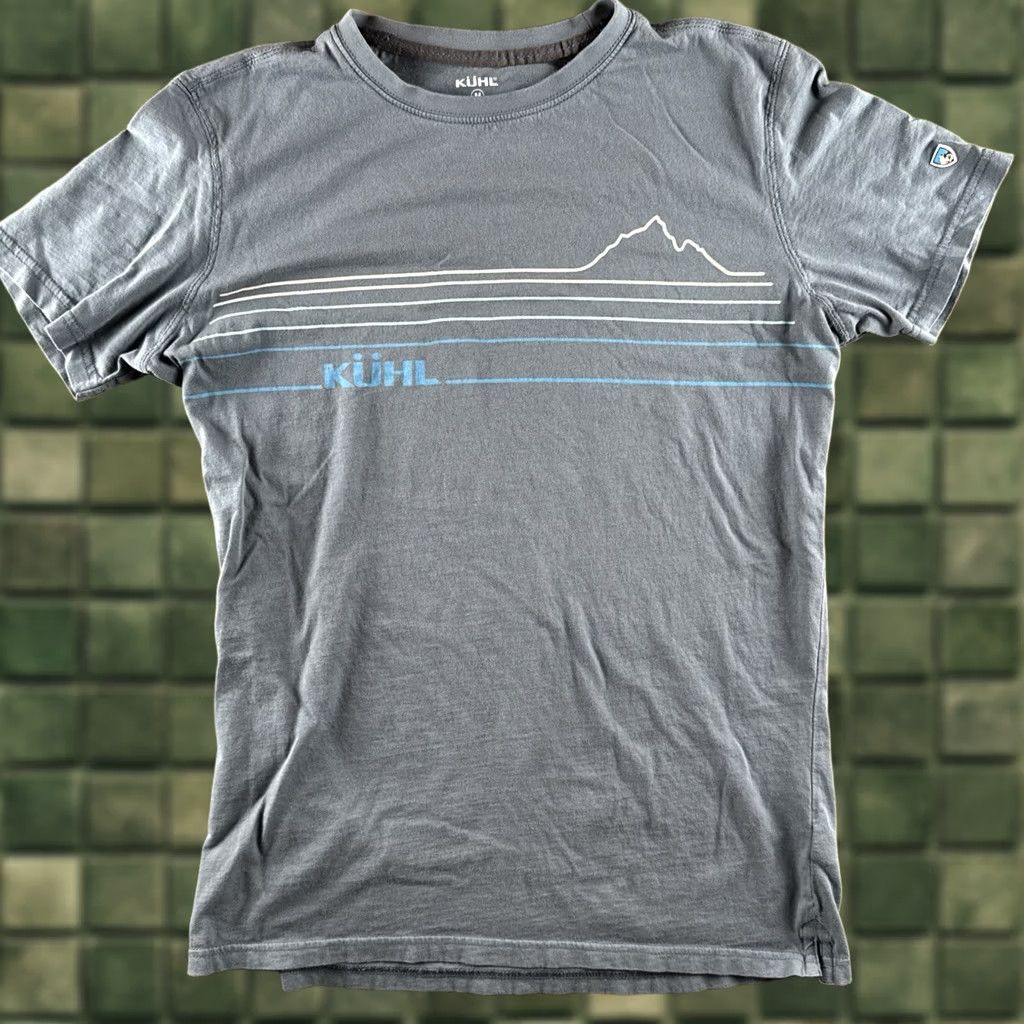 Logo 7 Kühl T Shirt Mens L Gray Organic Cotton Outdoor Hiking Logo Tee Size US L / EU 52-54 / 3 - 1 Thumbnail