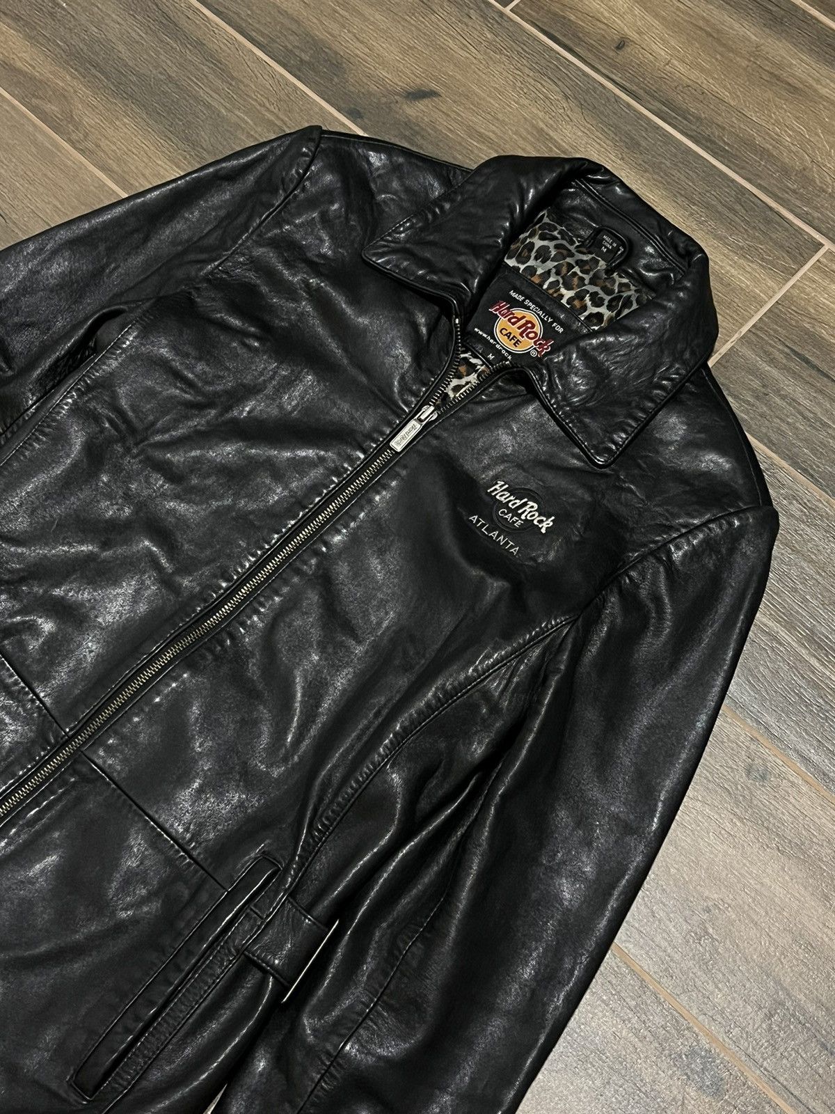 Hard Rock Cafe × Vintage Hard Rock Cafe LONDON Vintage leather bomber jacket Size M / US 6-8 / IT 42-44 - 2 Thumbnail