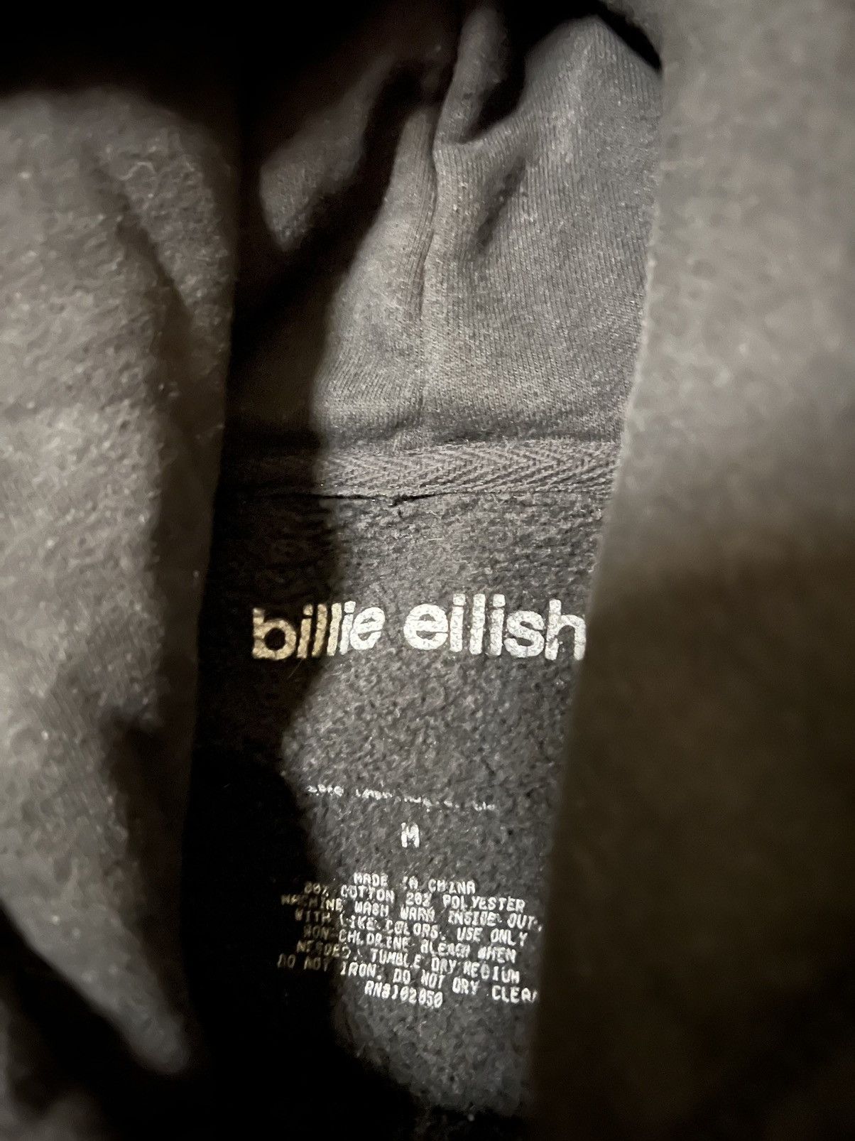 Billie Eilish Billie Eilish Happier Than Ever Tour Hoodie Size Medium Size US M / EU 48-50 / 2 - 5 Thumbnail