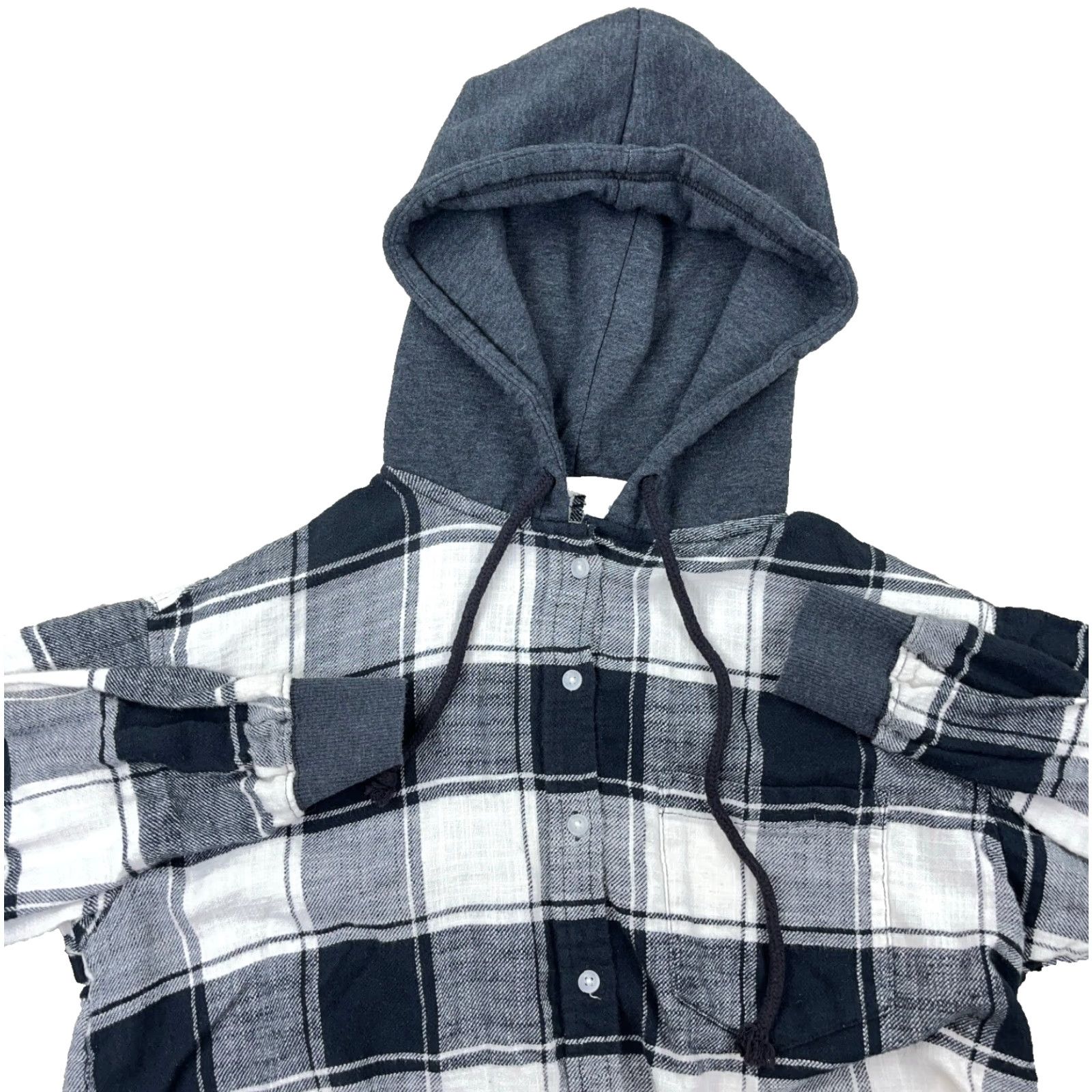 American Eagle Outfitters VINTAGE American Eagle Outfitters Shirt Jacket Men Medium Plaid Button Up Flannel Shacket Unlined Size US XL / EU 56 / 4 - 3 Thumbnail