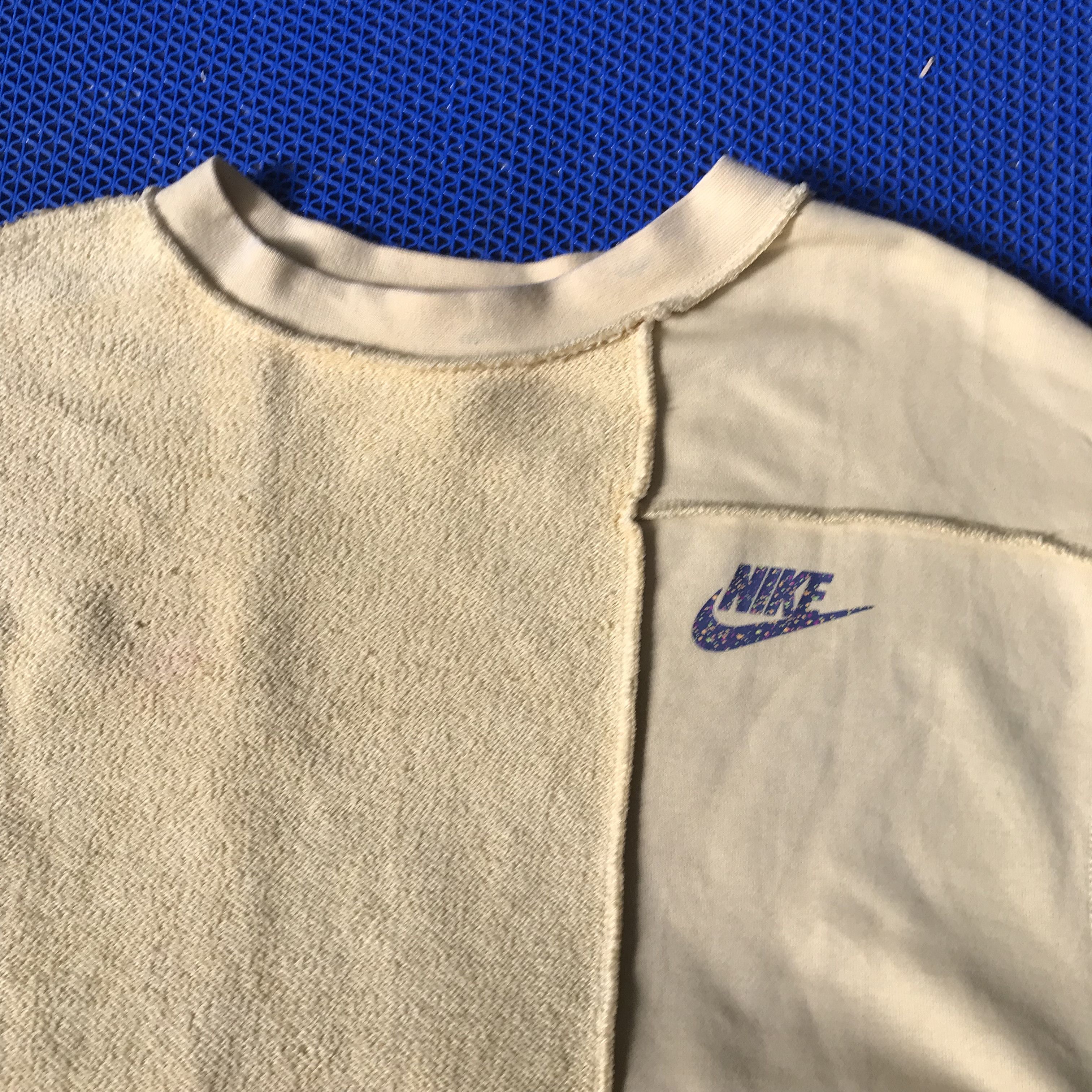 Nike Vintage Nike Rip off Cut and Sew Design Crewneck sweater Size US M / EU 48-50 / 2 - 2 Thumbnail