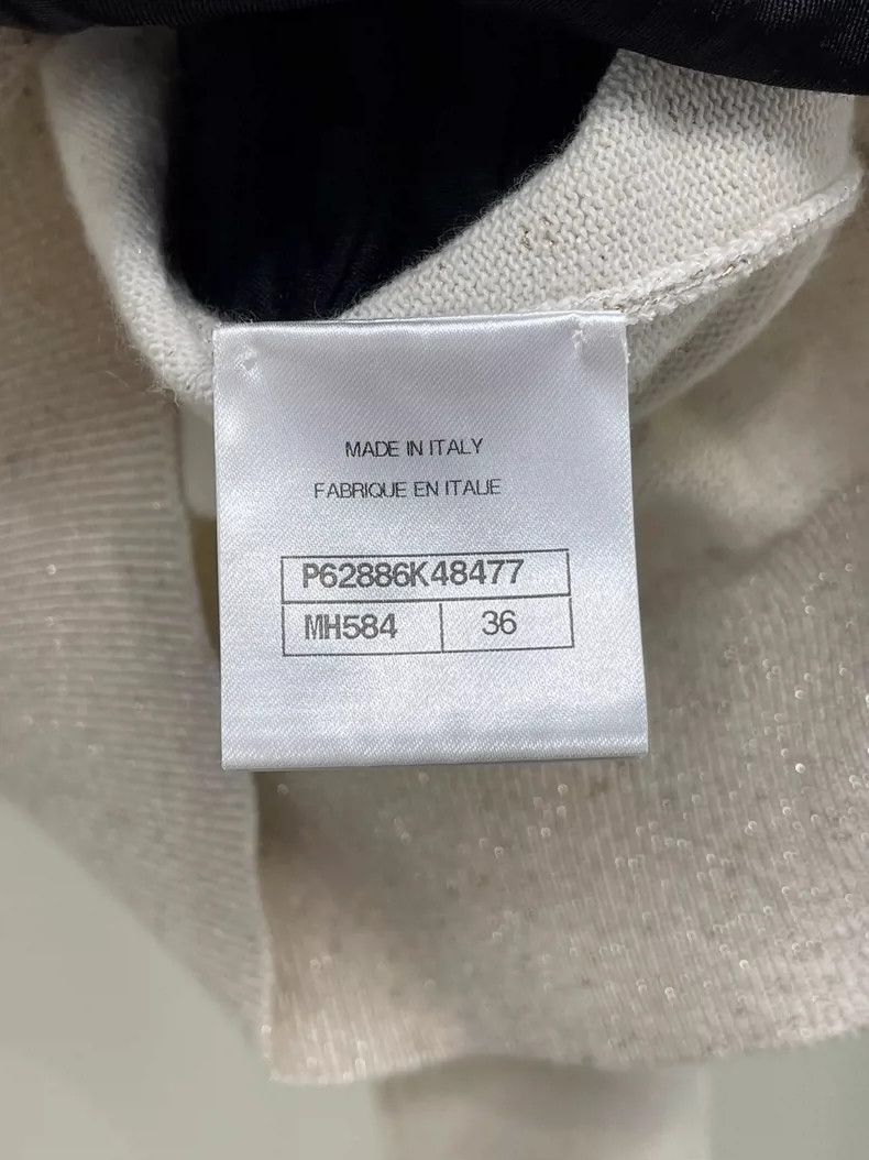 Chanel Chanel Cashmere letter knitted sweater 2504-Nextarrow Size XS / US 0-2 / IT 36-38 - 6 Thumbnail
