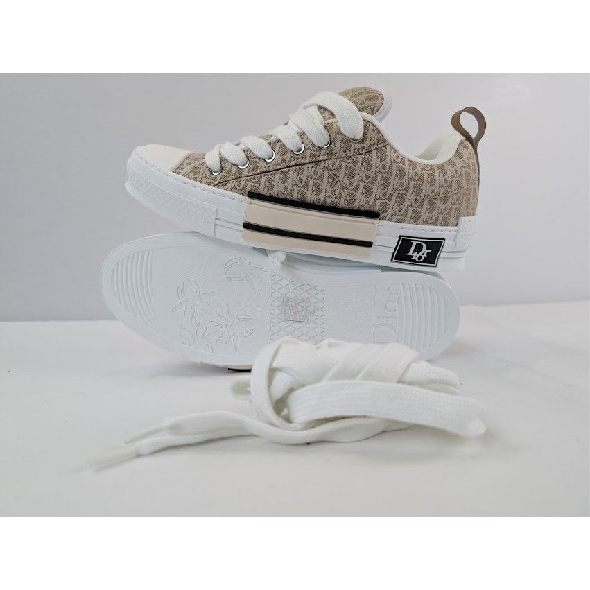 Dior o1rshd1 Skater Canvas Sneaker in Beige Size US 8 / EU 41 - 13 Thumbnail