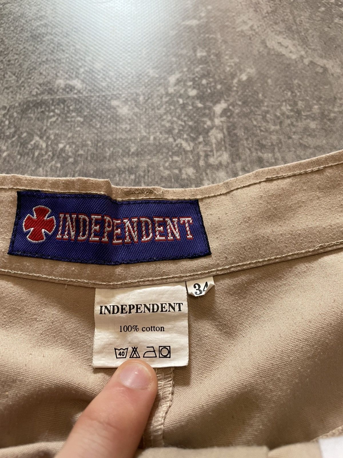 Independent Trading Co. × Independent Truck Co. × Vintage Vintage Independent Skateboarding Carpenter Rap Shorts 90s Size US 34 / EU 50 - 10 Thumbnail