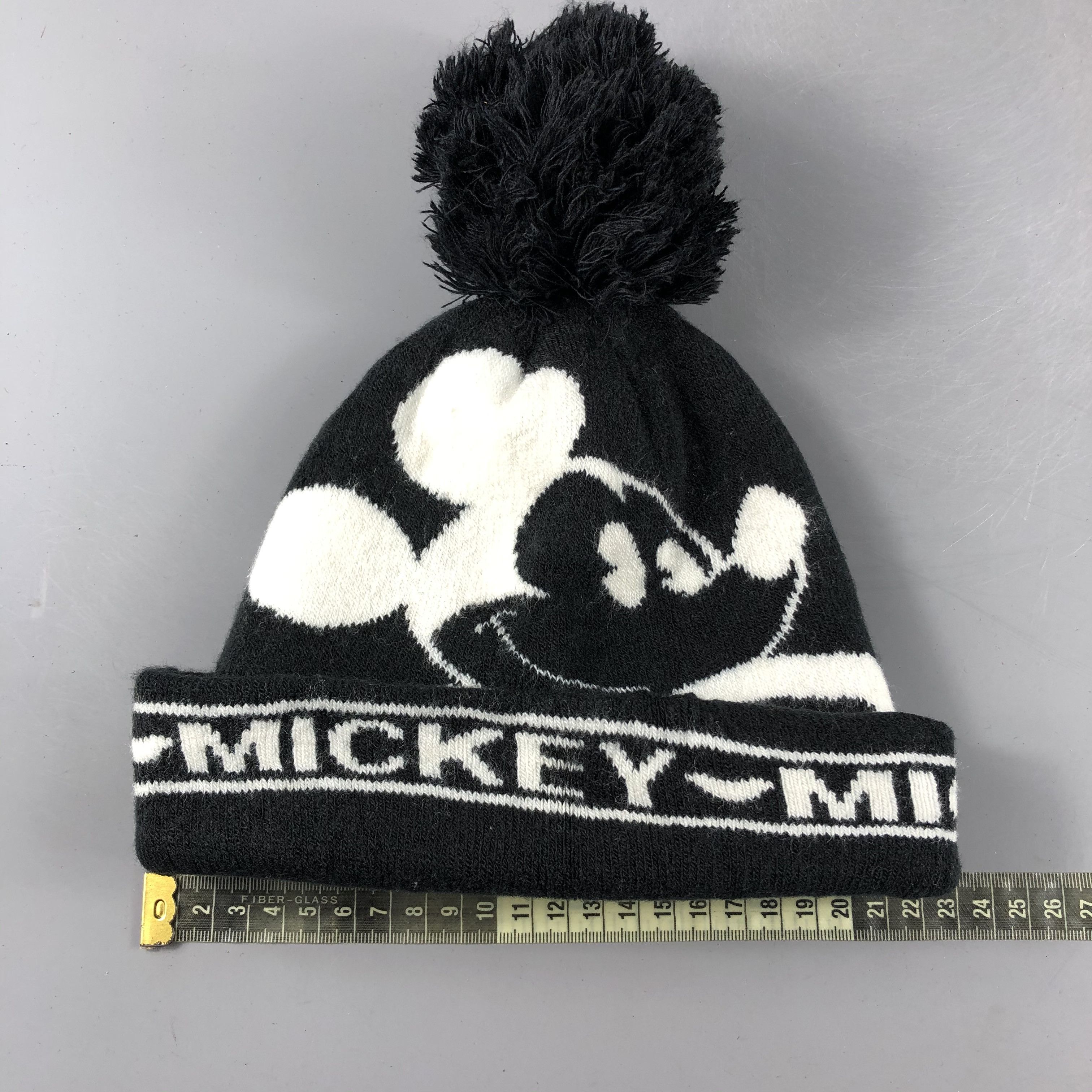 Disney × Mickey Mouse × Vintage Mickey Mouse Beanie Snow Hat Snow Cap -D598 Size ONE SIZE - 3 Thumbnail