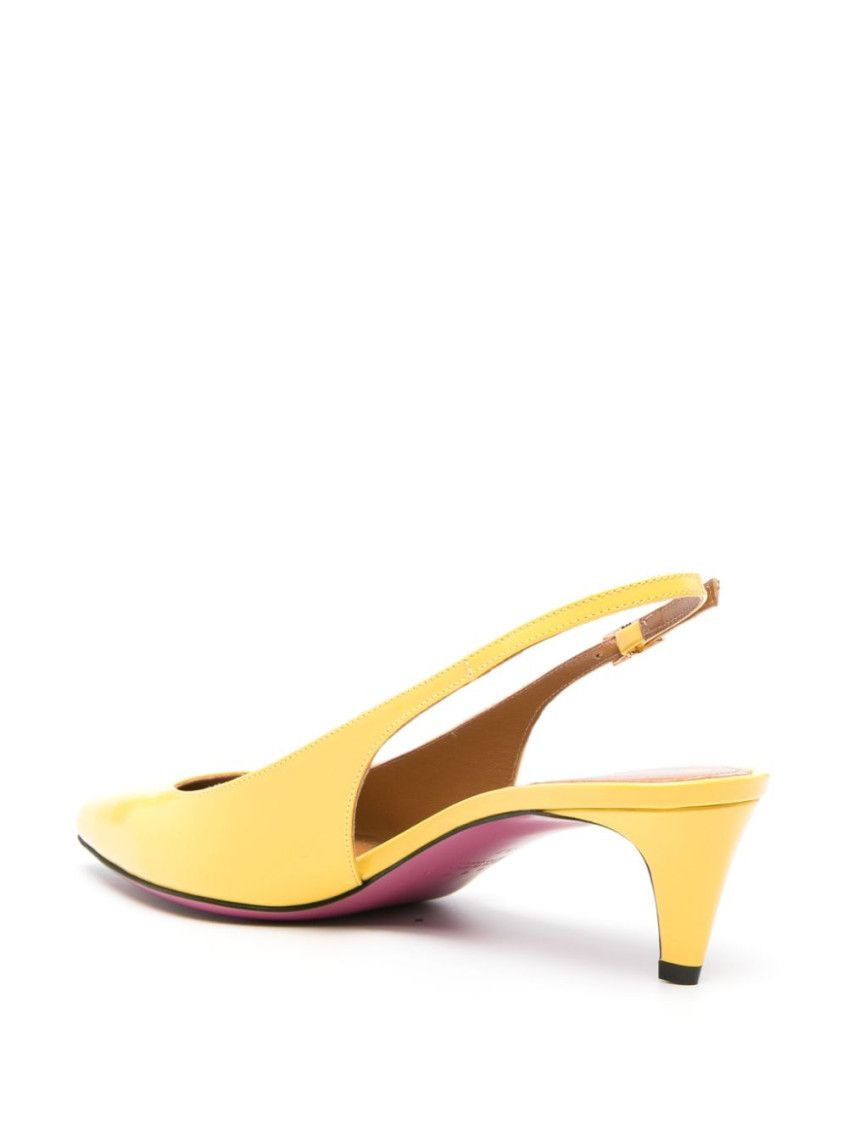 Marni o1w1db10125 Pointed Slingback Heels in Yellow Size US 8 / IT 38 - 4 Thumbnail