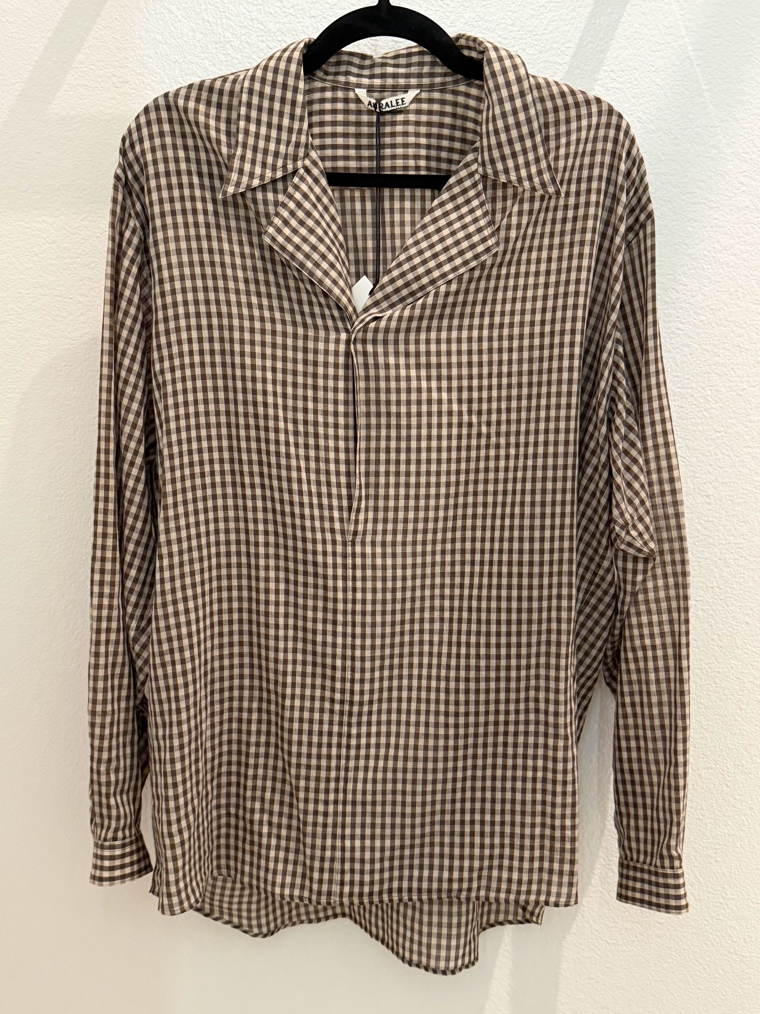 Auralee AURALEE: Finx Shuttle Ox Shirt - Size 4 | Grailed