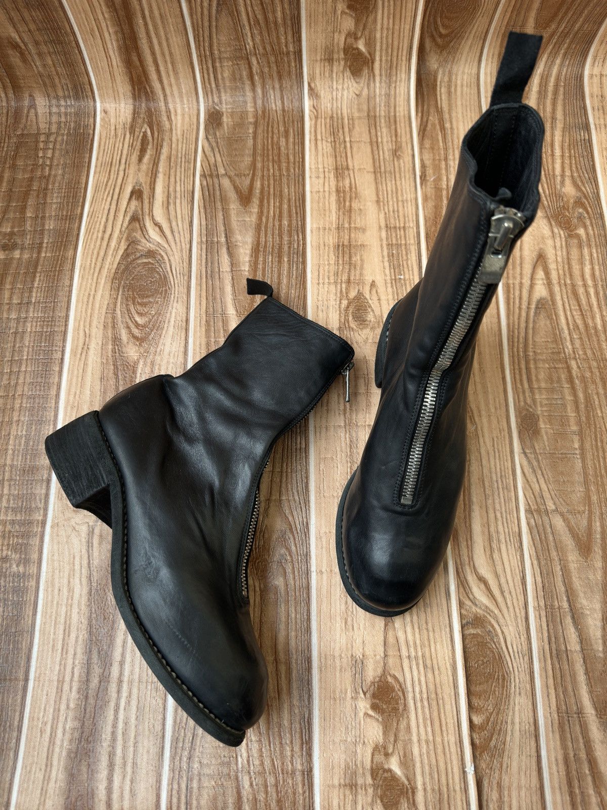 Guidi Guidi PL2 Front Zip Boots Full Grain Horse Leather Size US 7 / IT 37 - 5 Thumbnail