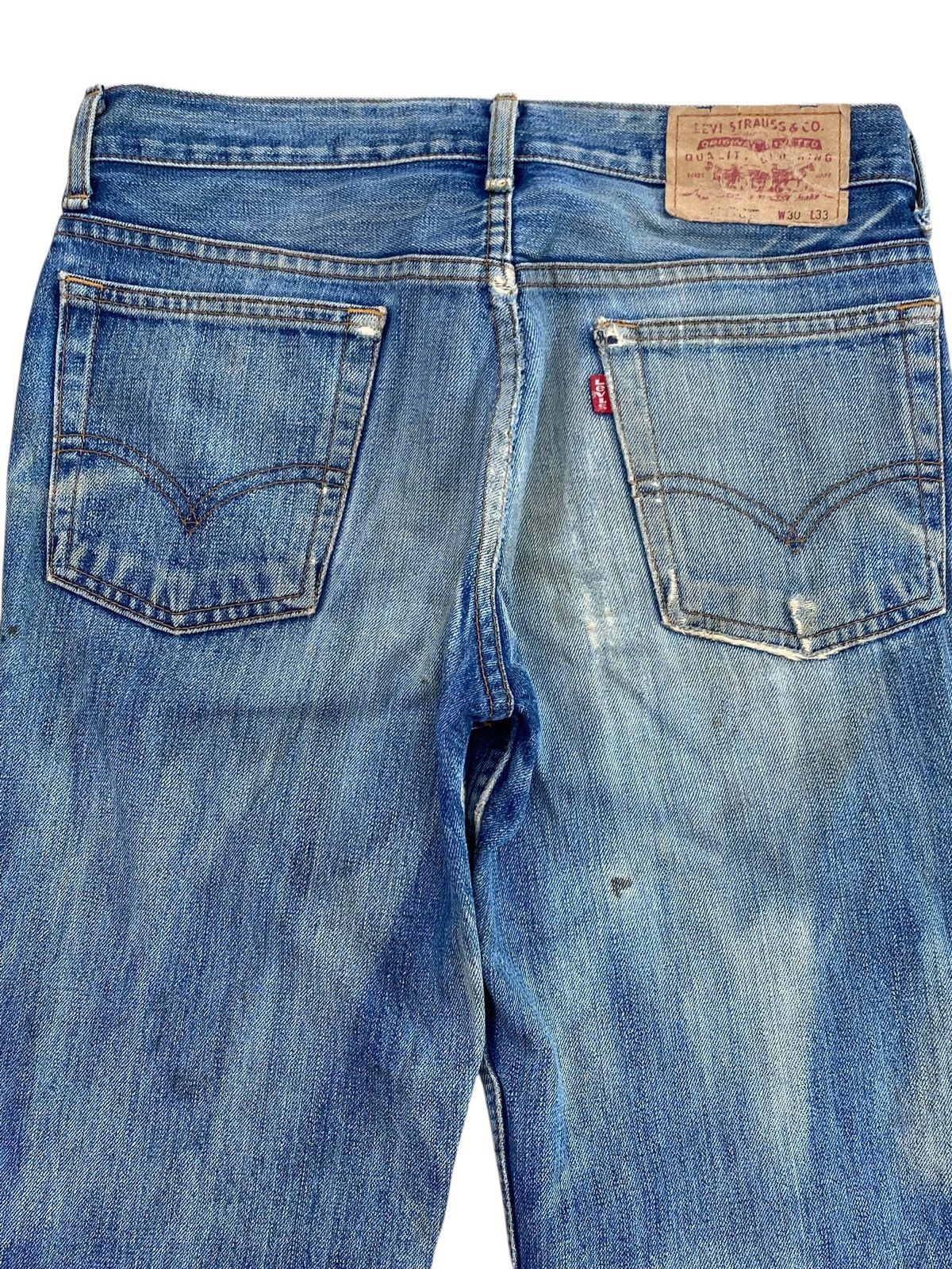 Levi's Vintage Levi’s Whiskers Mud Wash Style Bootcut Jeans Size US 30 / EU 46 - 4 Thumbnail