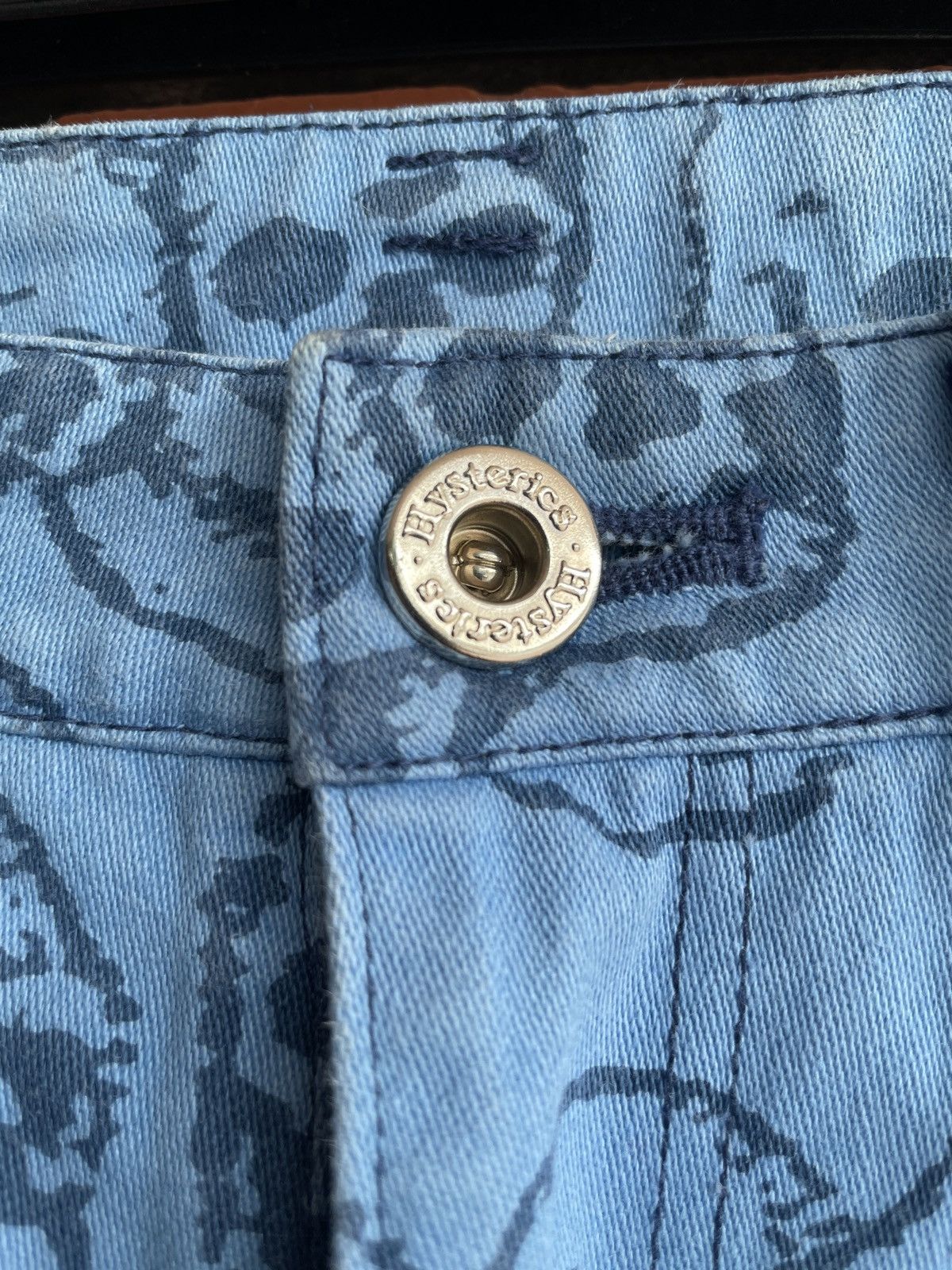 Hysteric Glamour × Japanese Brand Vintage Hysteric Glamour skull printed all over printed Punk Size US 28 / EU 44 - 5 Thumbnail