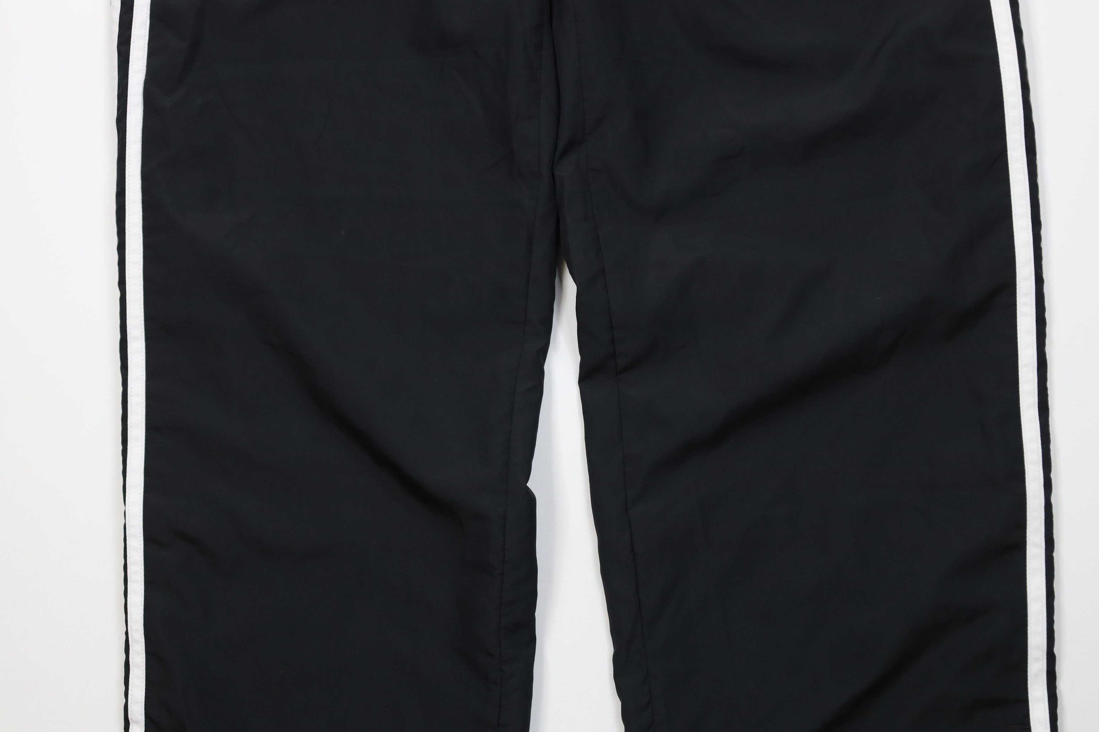 Adidas Vintage Y2K Adidas Spell Lined Wide Leg Windbreaker Pants Size 30" / US 8 / IT 44 - 3 Thumbnail