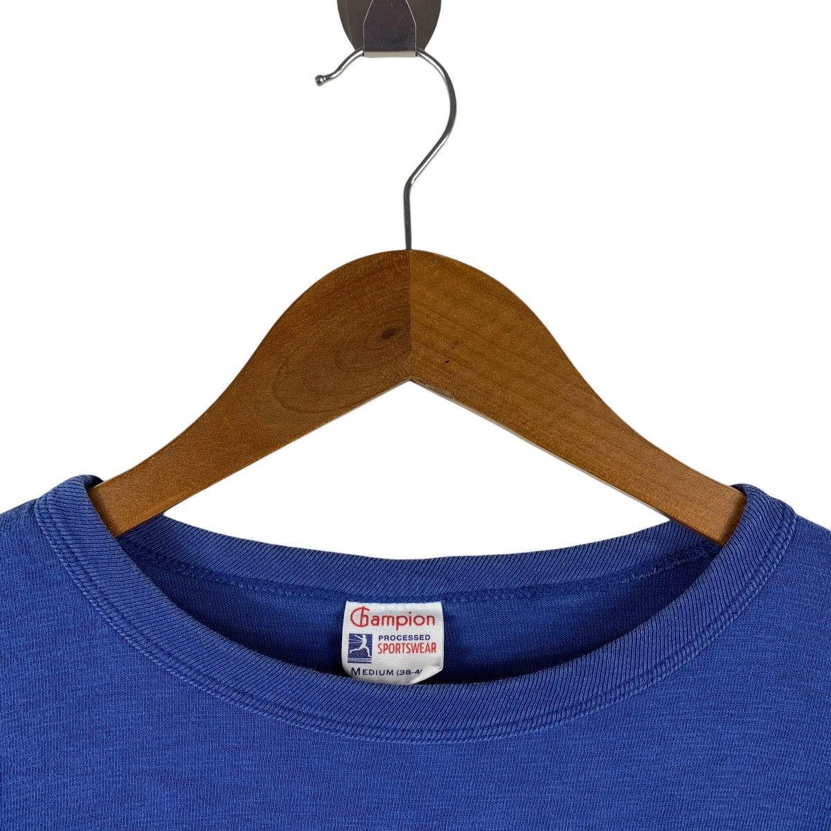 Champion Vintage 70s Champion Processed Sportswear Blue Tee "BIRD 26" Size US M / EU 48-50 / 2 - 5 Thumbnail