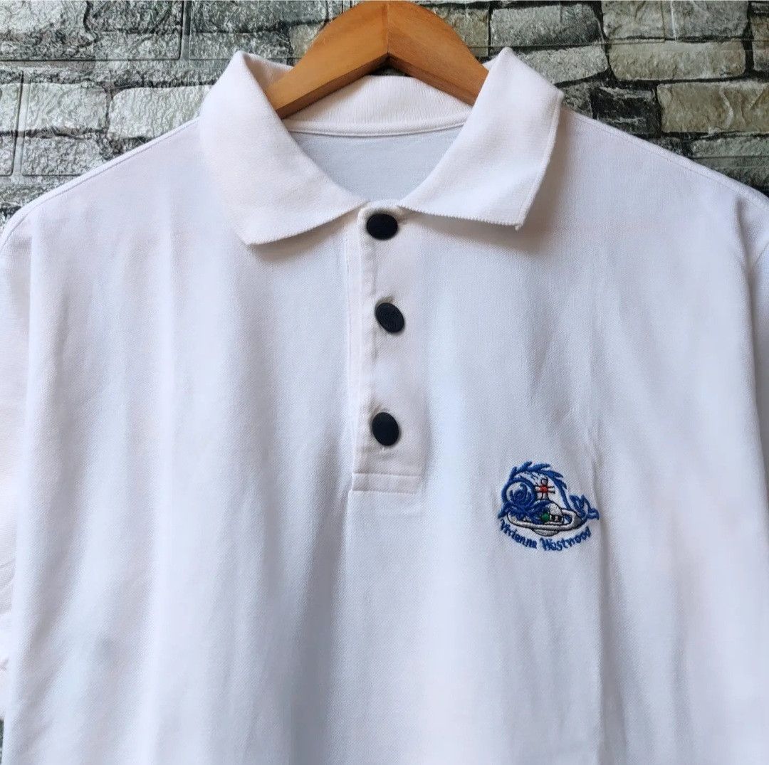 Vintage Vintage Vivienne Westwood Ocean Polo Shirt Size US M / EU 48-50 / 2 - 3 Thumbnail