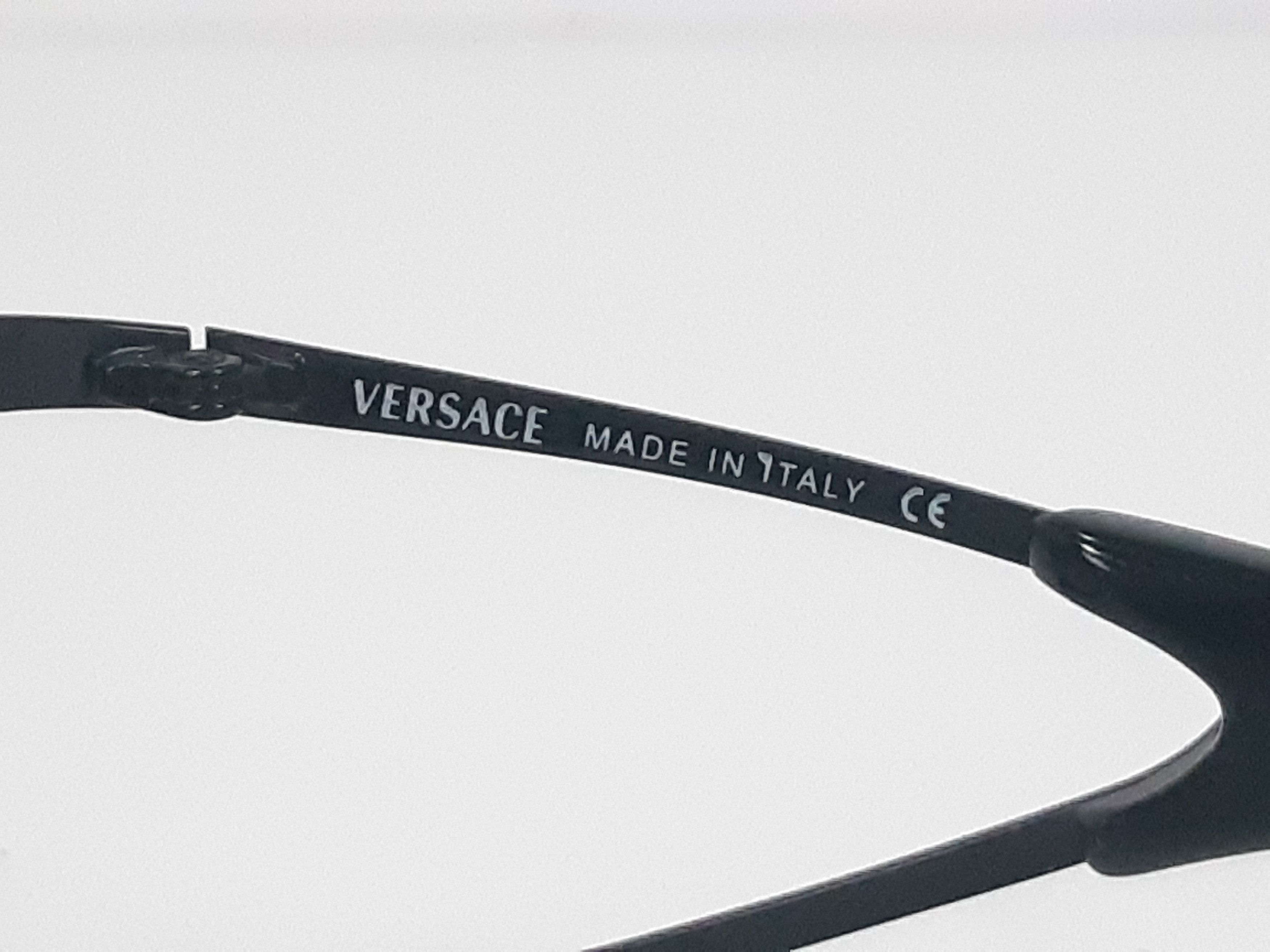 Versace Vintage VERSACE mod.2048 1009/8G Italy Sunglasses ONLY FRAME Size ONE SIZE - 10 Thumbnail