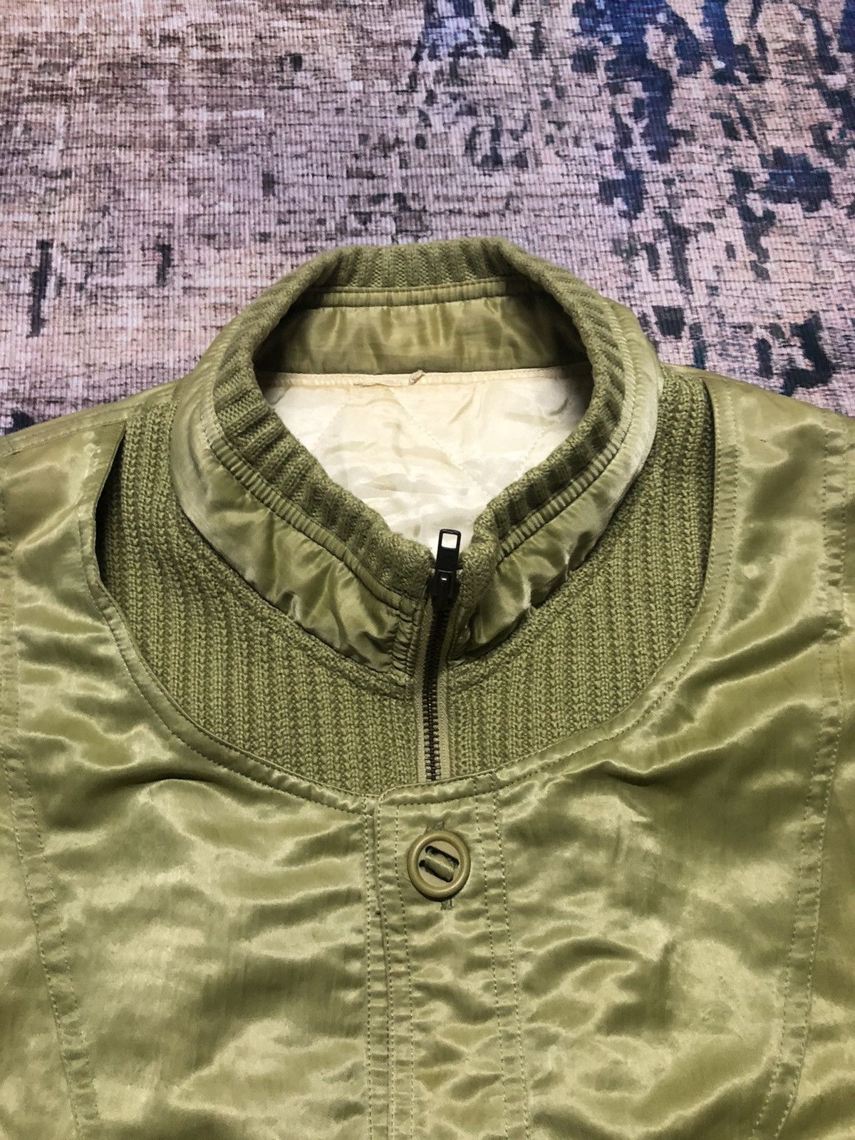 Japanese Brand Vintage Pia Sports Knited Nylon Bomber Jacket Nice Design Size US L / EU 52-54 / 3 - 12 Thumbnail