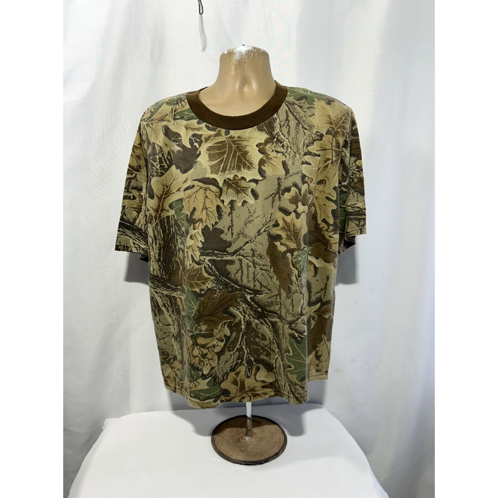 Vintage VINTAGE Advantage Camouflage Shirt Men 2XL Long Sleeve Crew Neck Cotton Pocket Fall Brown Camouflage 2XL Mens Size US XXL / EU 58 / 5 - 2 Thumbnail