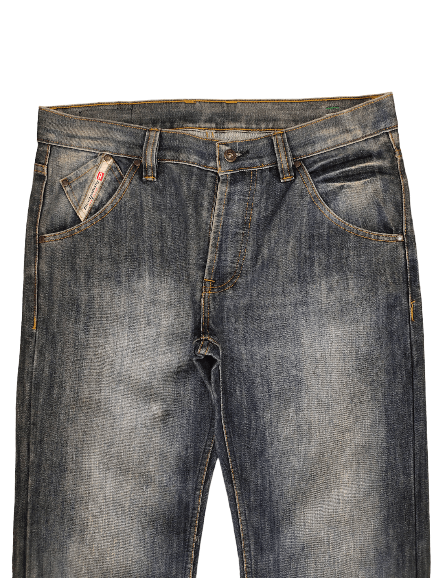 Diesel Vintage Y2k Diesel D Logo Embroidered Loose Denim Pants Size US 36 / EU 52 - 8 Thumbnail