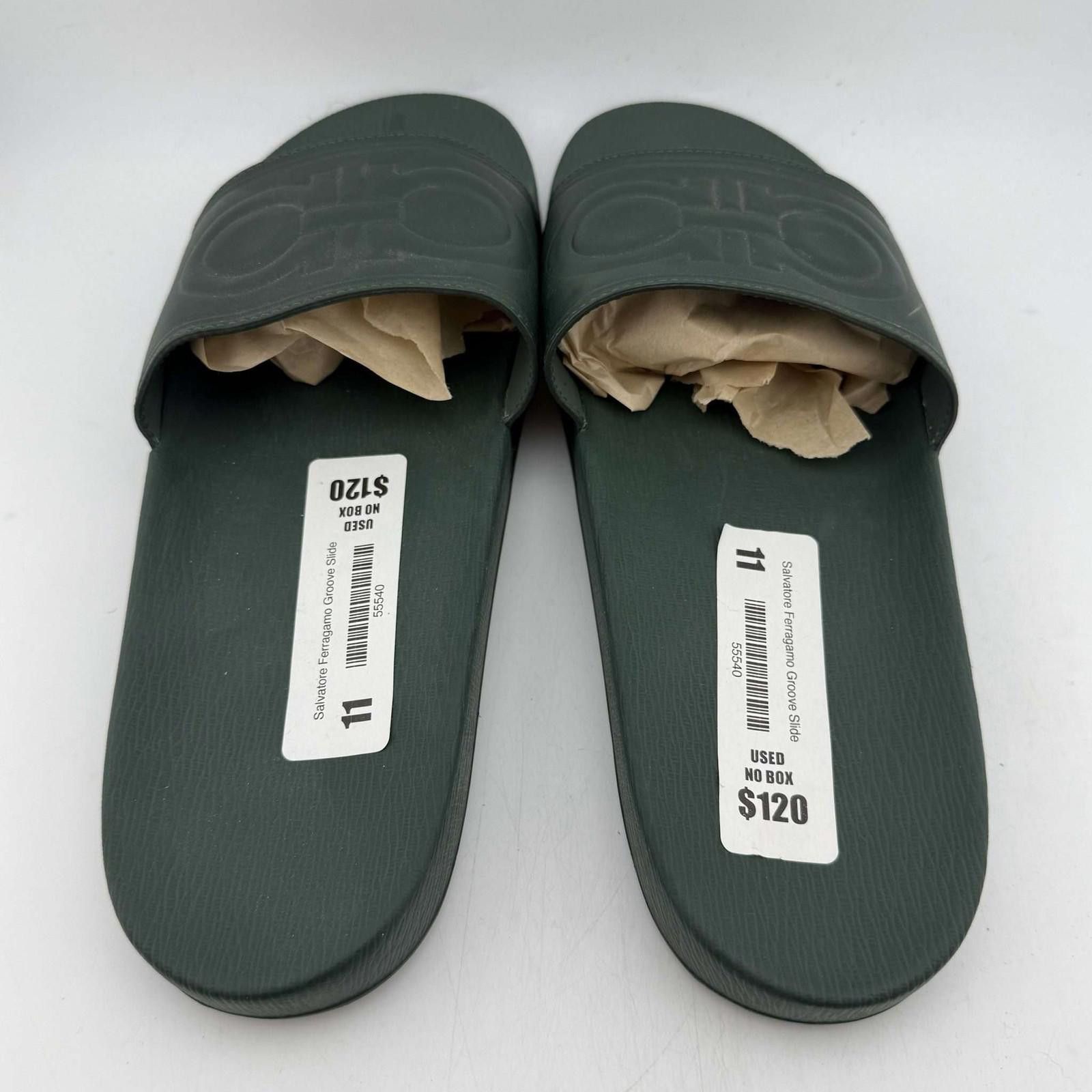 Salvatore Ferragamo Salvatore Ferragamo Groove Slide 11 Used No Box Size US 11 / EU 44 - 5 Thumbnail