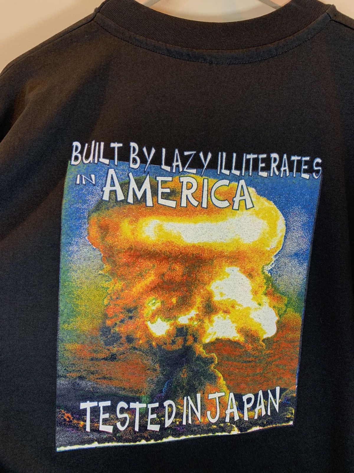 Vintage *RARE* Vintage 80’s Built By America Tested In Japan T-Shirt Size US XL / EU 56 / 4 - 3 Thumbnail