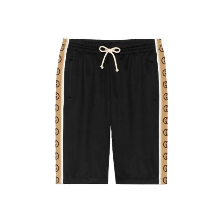 Gucci Gucci Gucci Black Casual Drawstring Shorts for Men -2506 Size US 26 / EU 42 - 1 Thumbnail