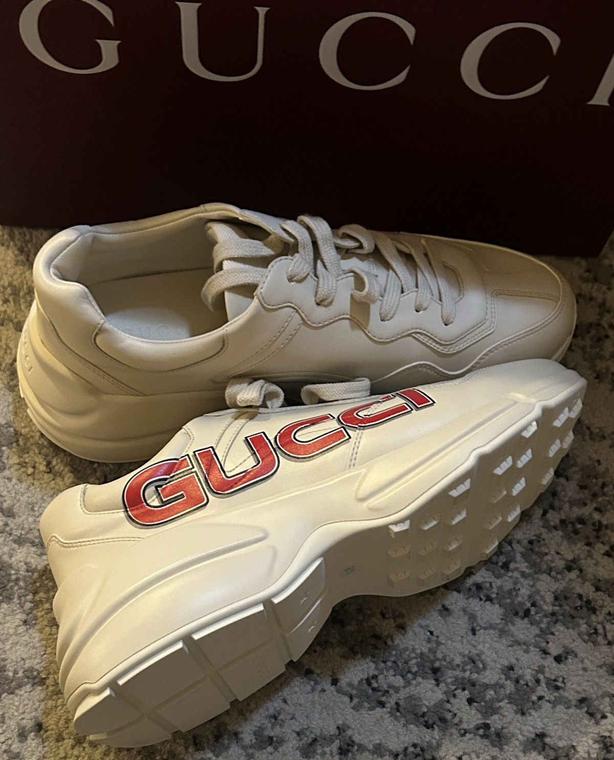Gucci Gucci Logo Rhyton Sneaker Size US 8.5 / EU 41-42 - 4 Thumbnail