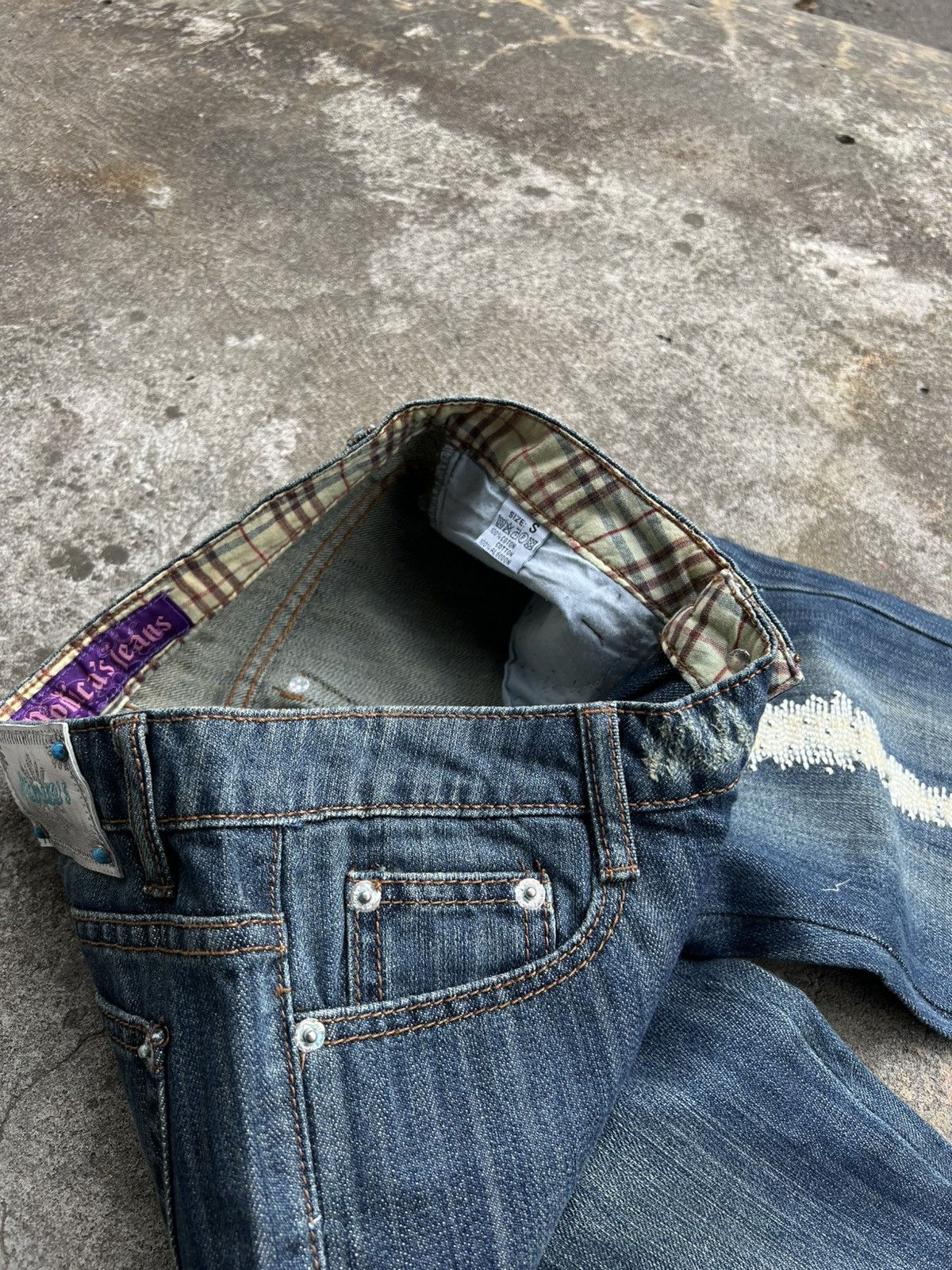 Hysteric Glamour × If Six Was Nine × Vintage RARE vintage If Six Was Nine style flared jeans Y2K Size US 30 / EU 46 - 6 Thumbnail