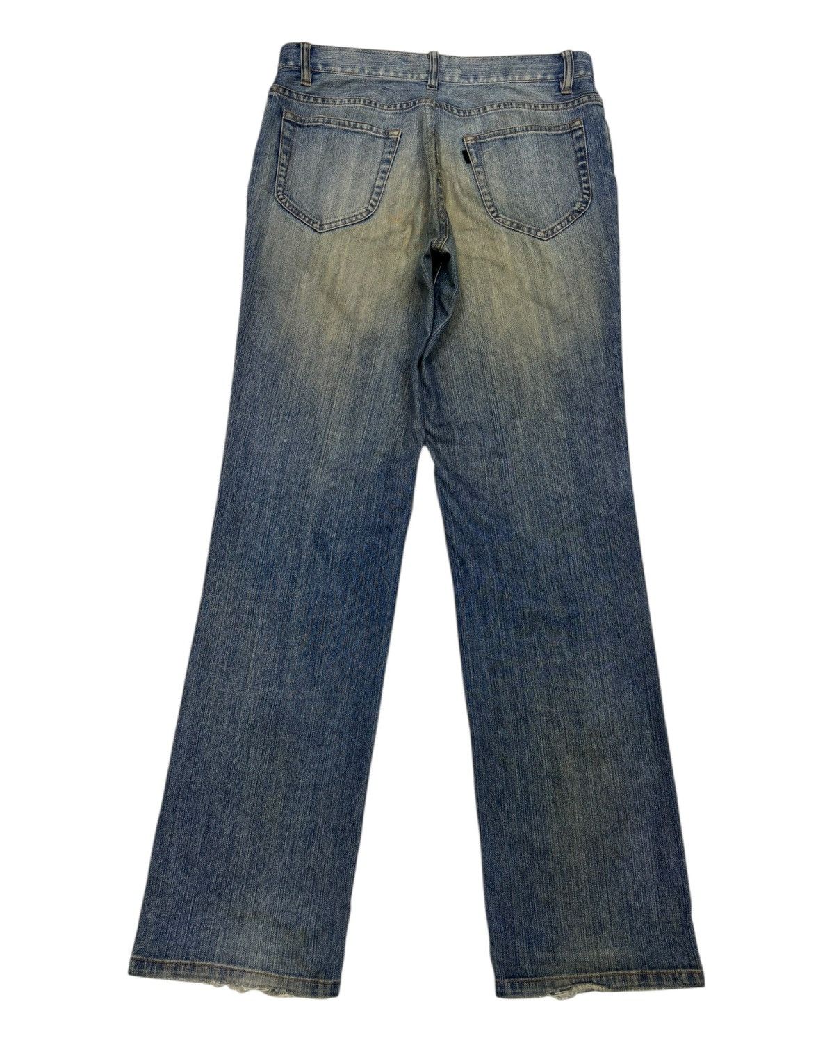 Yohji Yamamoto 🔥D’URBAN RUSTY DENIM MUD WASH LOOSE FIT JEANS Size US 32 / EU 48 - 8 Thumbnail