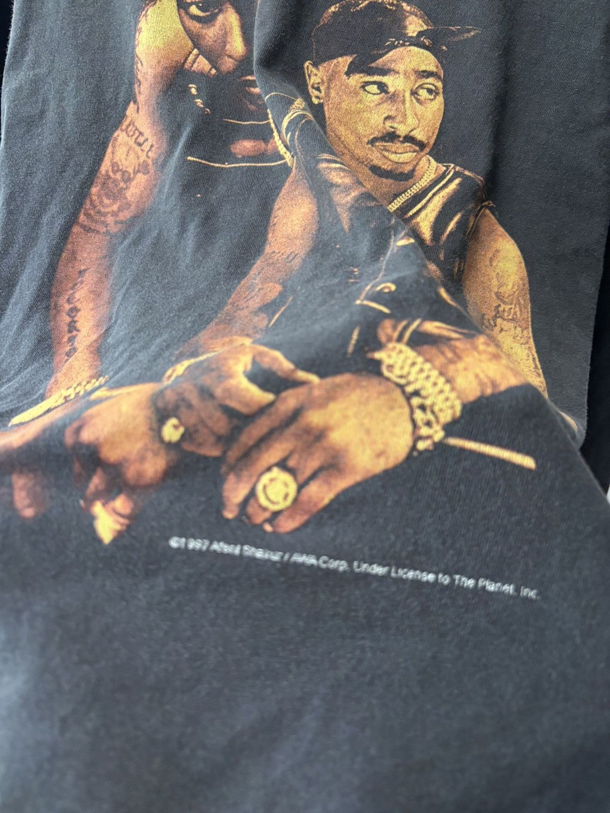 Rap Tees Tupac stop the violence 1997 Size US XL / EU 56 / 4 - 3 Thumbnail