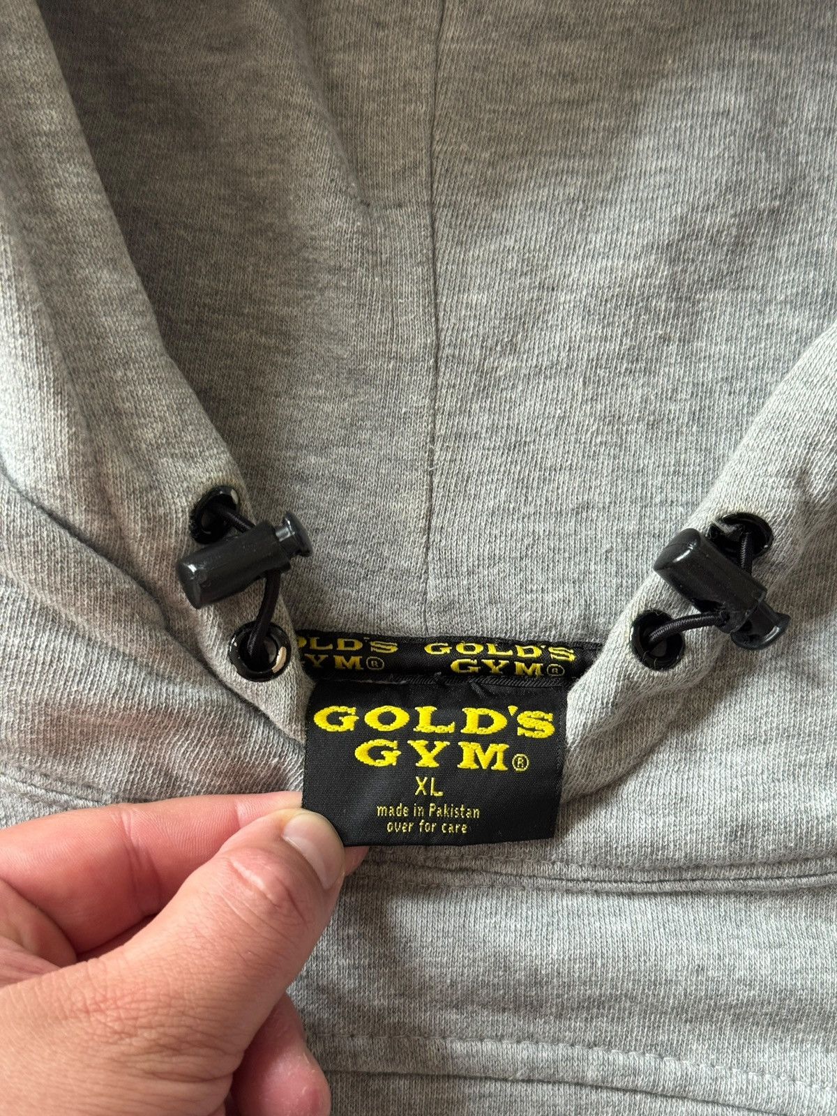 Vintage *RARE* GOLD’S GYM Y2K 00s HOODIE BODYBUILDING TRAINING Size US XL / EU 56 / 4 - 11 Thumbnail