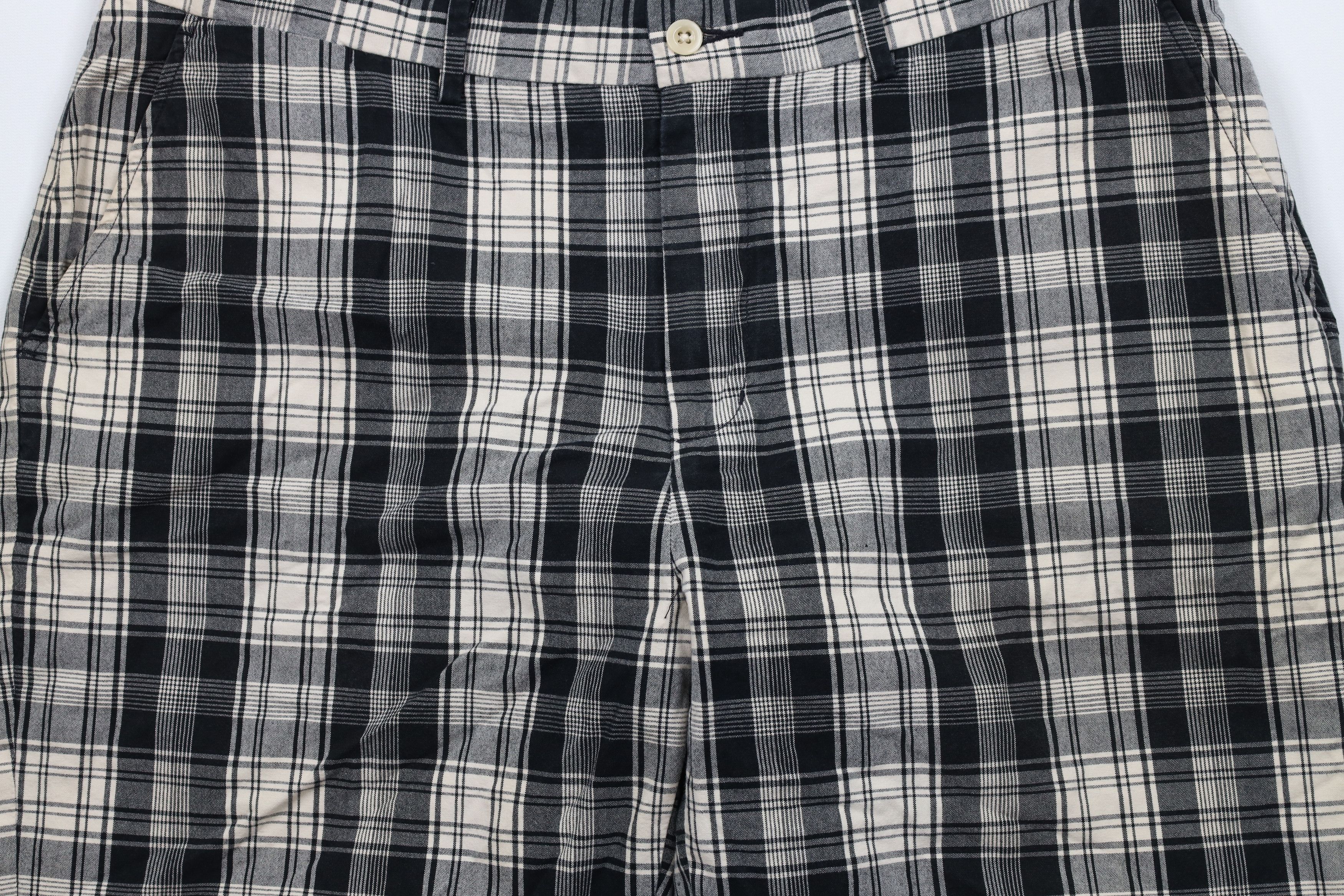 Ralph Lauren × Vintage Vintage 90s Ralph Lauren Golfing Chino Shorts Plaid Cotton Size US 36 / EU 52 - 3 Thumbnail