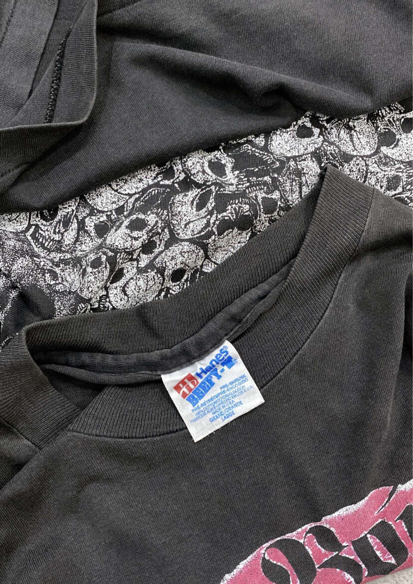 Vintage Vintage Bad Bones American Motorcycle Biker Black Tee Size US L / EU 52-54 / 3 - 1 Thumbnail