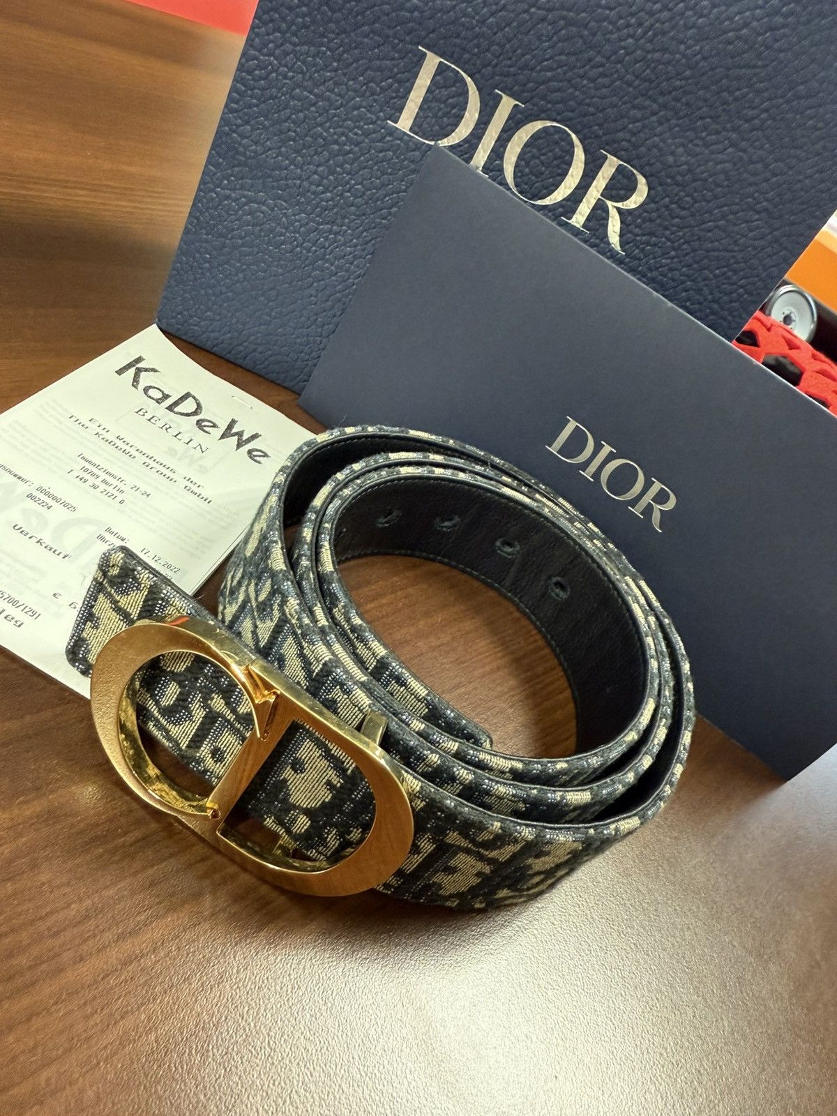 Dior × Hedi Slimane Dior Homme SS05 Canvas Pink D-Point Belt | Grailed