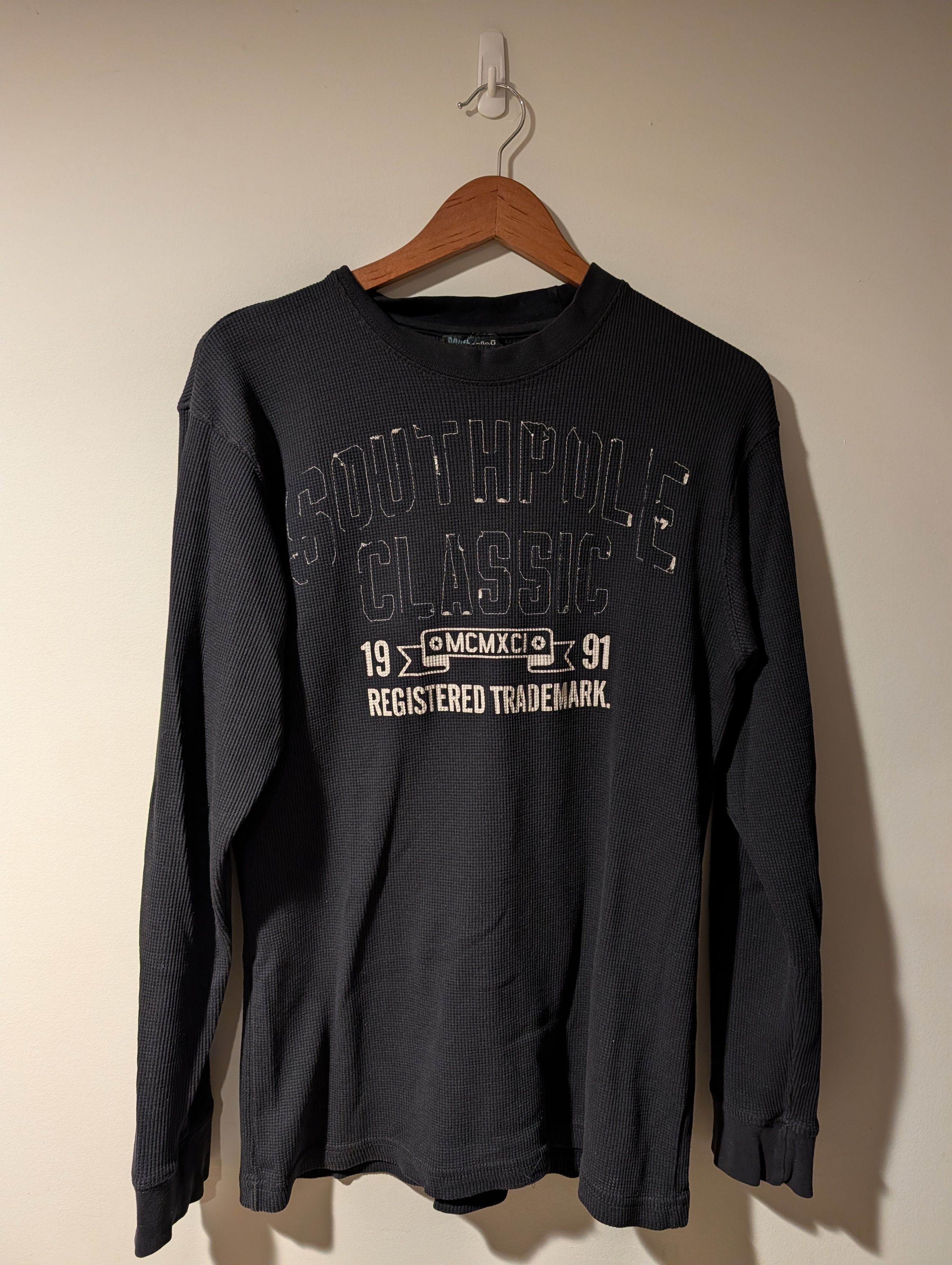 Southpole Vintage Southpole Shirt Mens Large Thermal Long Sleeve Y2K Size US L / EU 52-54 / 3 - 1 Thumbnail