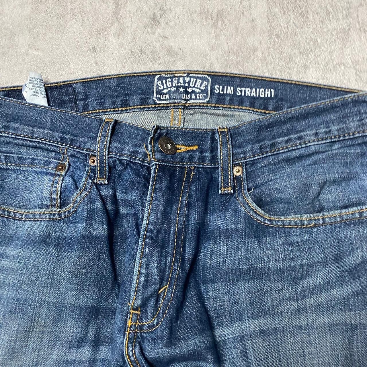 Levi's Levi's blue slim straight leg jeans #denim Size US 32 / EU 48 - 4 Thumbnail