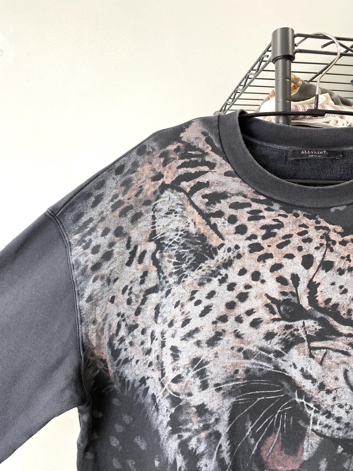 Allsaints All Saints Tiger Full Print Sweatshirt Size US M / EU 48-50 / 2 - 3 Thumbnail