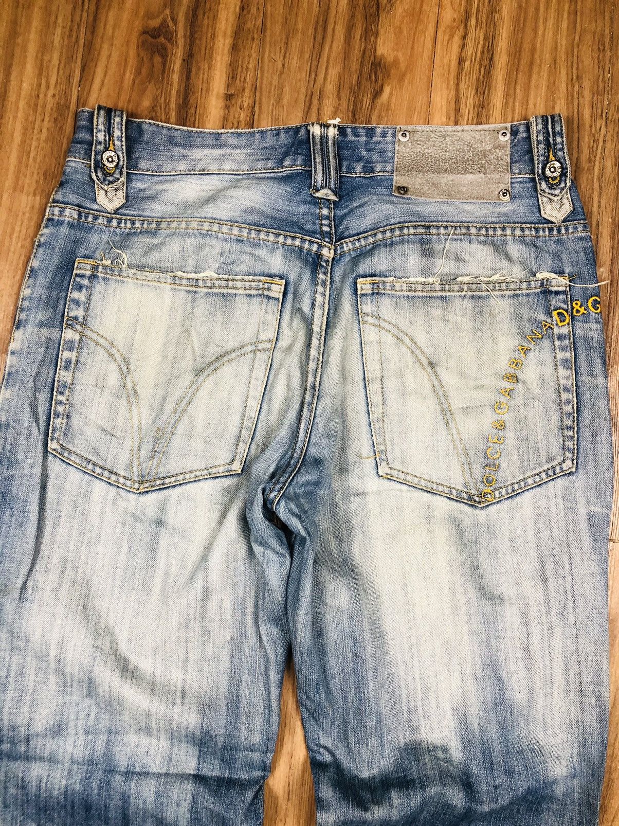 Dolce & Gabbana Dolce & Gabbana Distress Jeans (36) Size US 34 / EU 50 - 14 Thumbnail