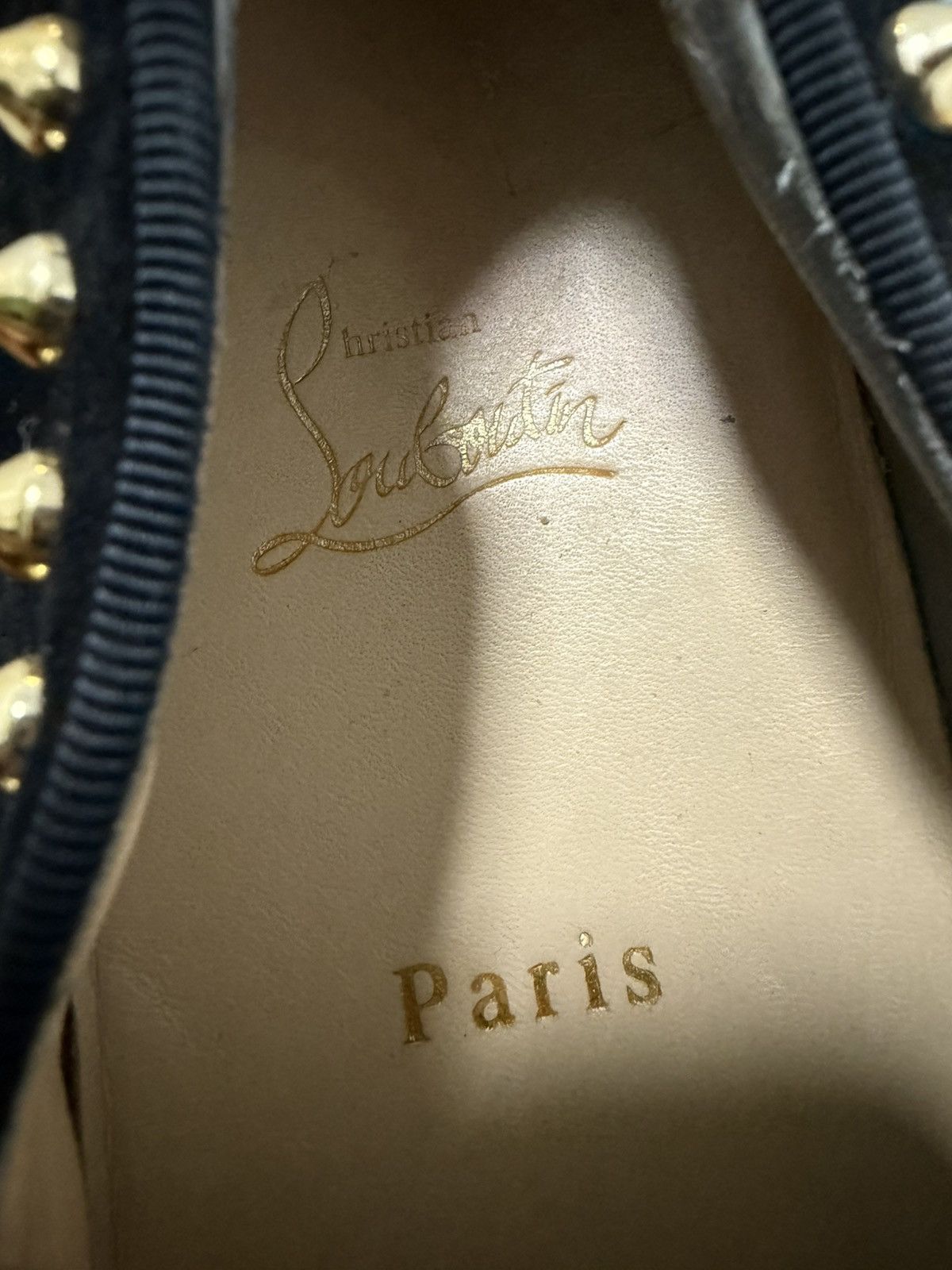 Christian Louboutin Spike boat flats Size US 10.5 / EU 43-44 - 10 Thumbnail