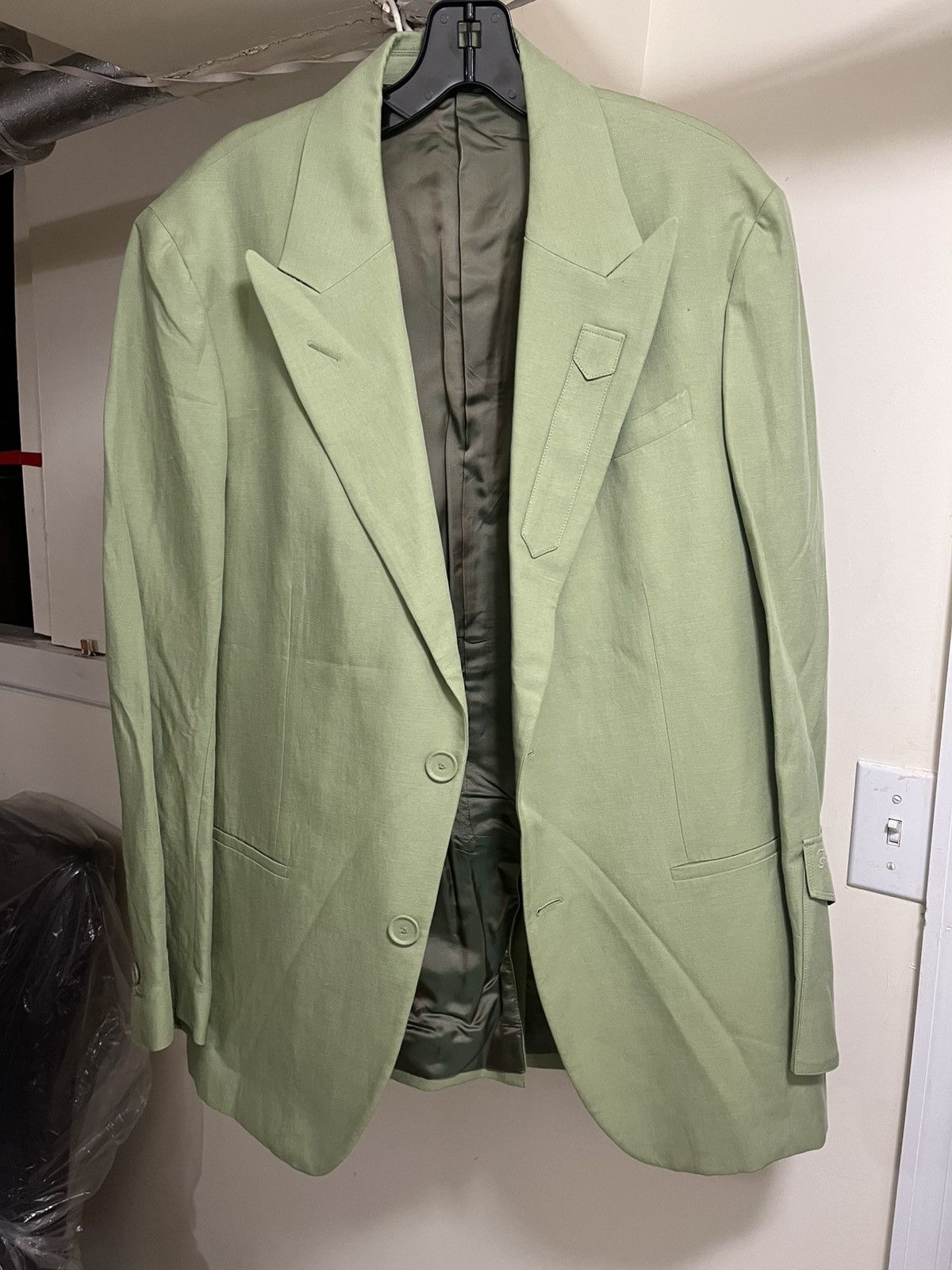 Fendi Fendi Linen Blazer Sz 48 Size 48R - 3 Thumbnail