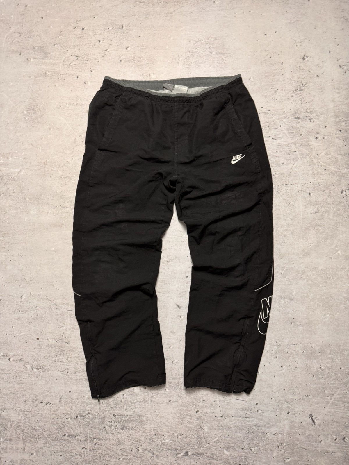 Nike × Vintage NIKE VINTAGE BASIC LOGO OVERSIZE BAGGY PANTS Size US 32 / EU 48 - 1 Thumbnail