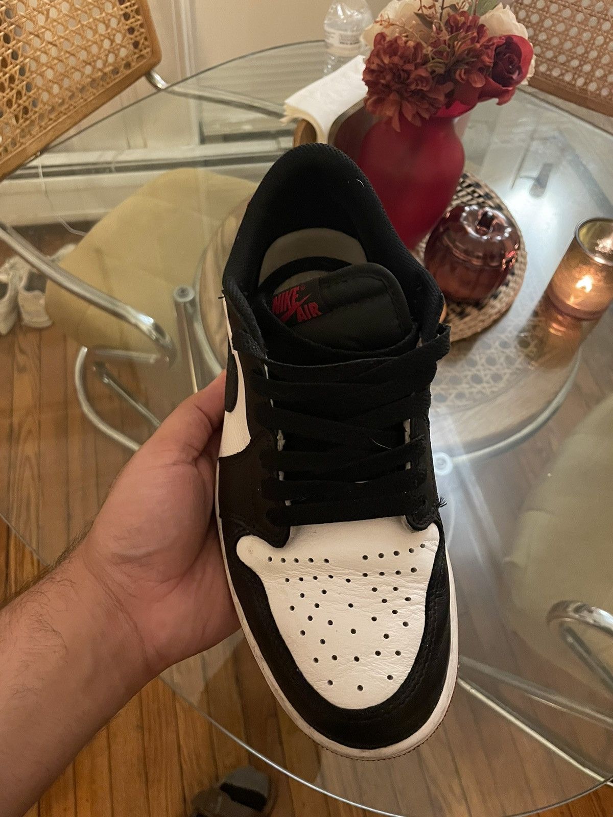 Jordan Brand Air Jordan 1 Black Toe low Size US 7.5 / EU 40-41 - 2 Thumbnail