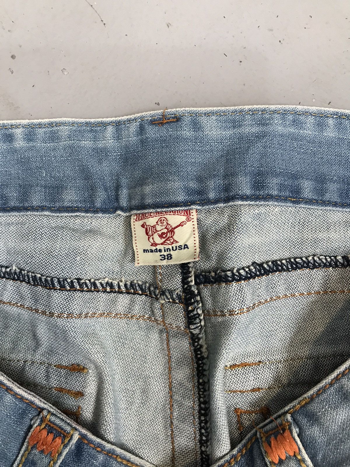 True Religion × Vintage Vintage true religion Joey super T denim jort Size US 36 / EU 52 - 5 Thumbnail