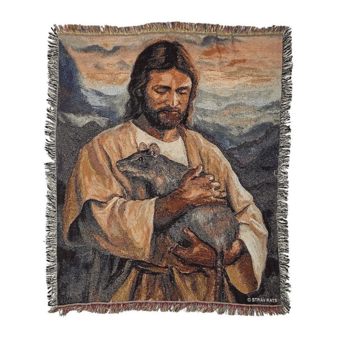 Stray Rats Stray Rats Rat of God Tapestry Size ONE SIZE - 1 Thumbnail
