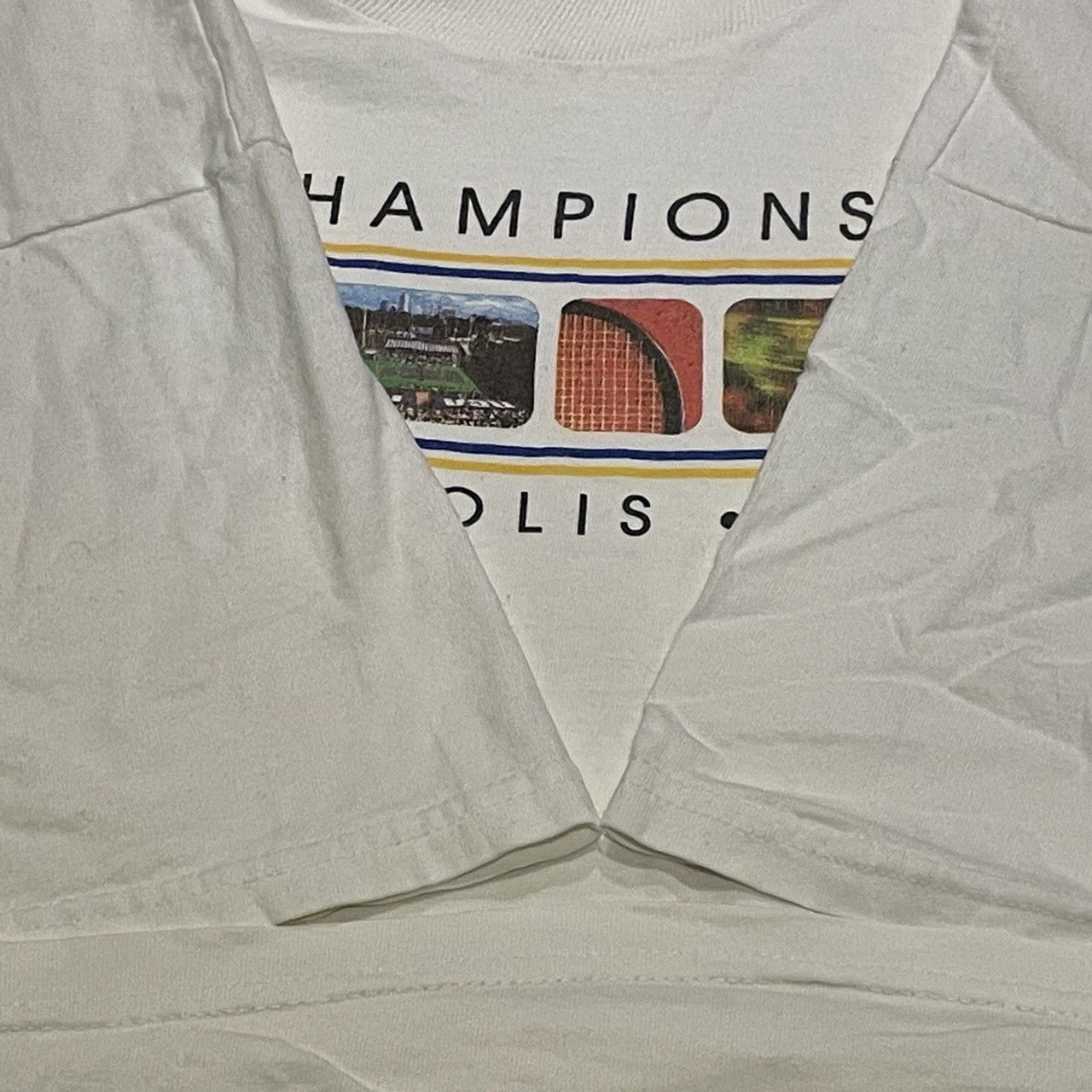Vintage Rare Vintage 90 RCA Championships 1999 Tennis Tee Grand Slam Size US XL / EU 56 / 4 - 4 Thumbnail