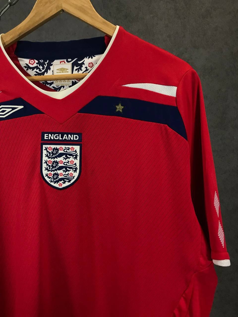 Vintage England vintage Umbro soccer jersey tee Size US XL / EU 56 / 4 - 2 Thumbnail