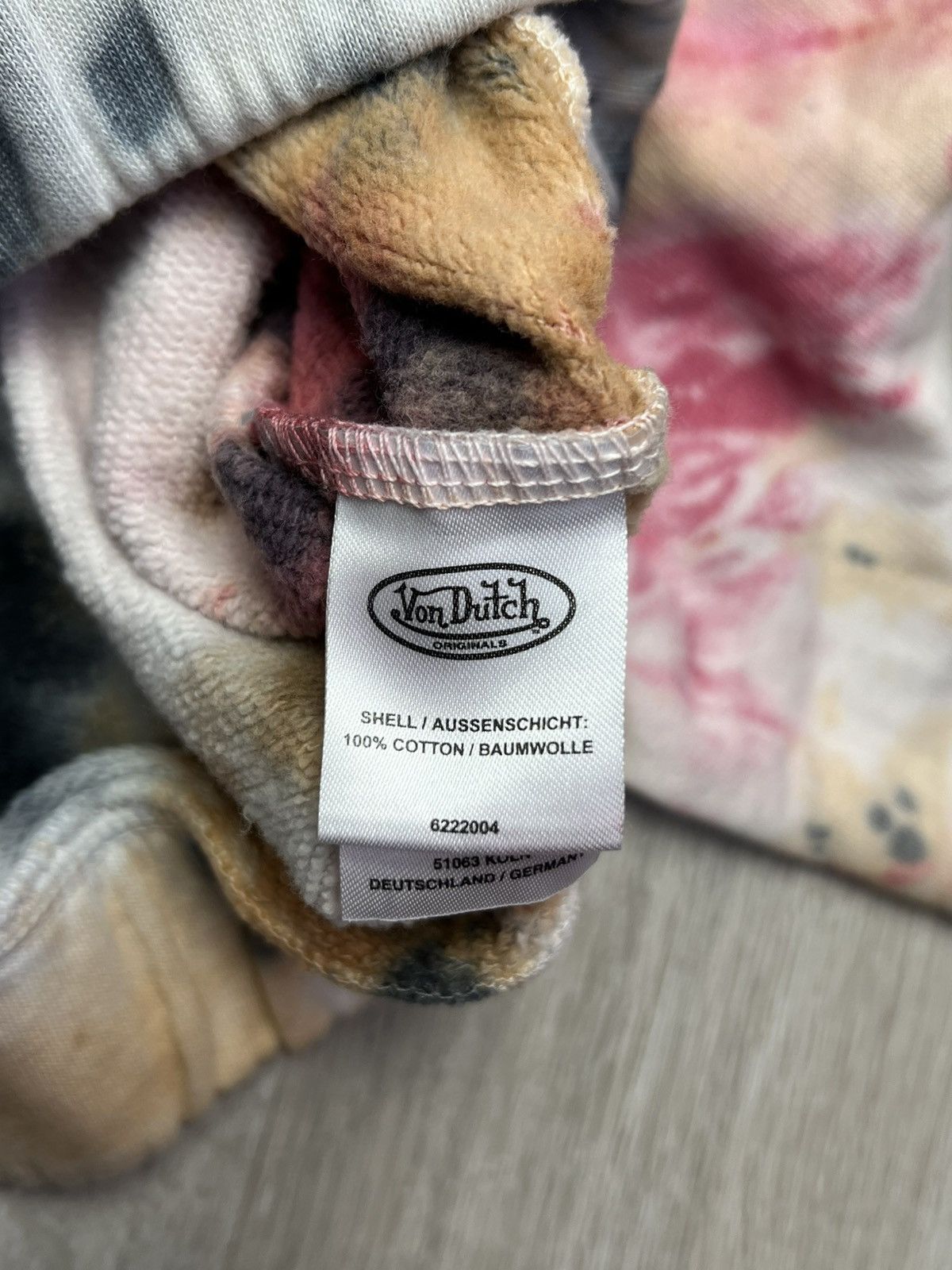 Von Dutch Von Dutch Order Minori crop Sweatshirt tie dye Size XS / US 0-2 / IT 36-38 - 6 Thumbnail