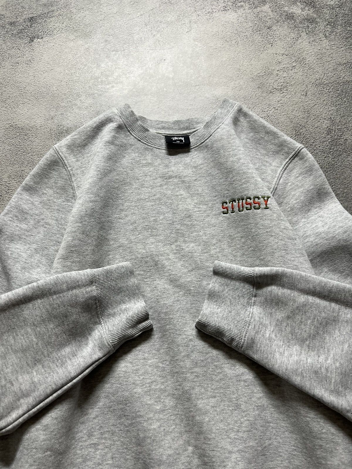 Stussy Vintage Y2k Stussy 🩶 Mini Logo Sweatshirt 00’s Size US XS / EU 42 / 0 - 3 Thumbnail