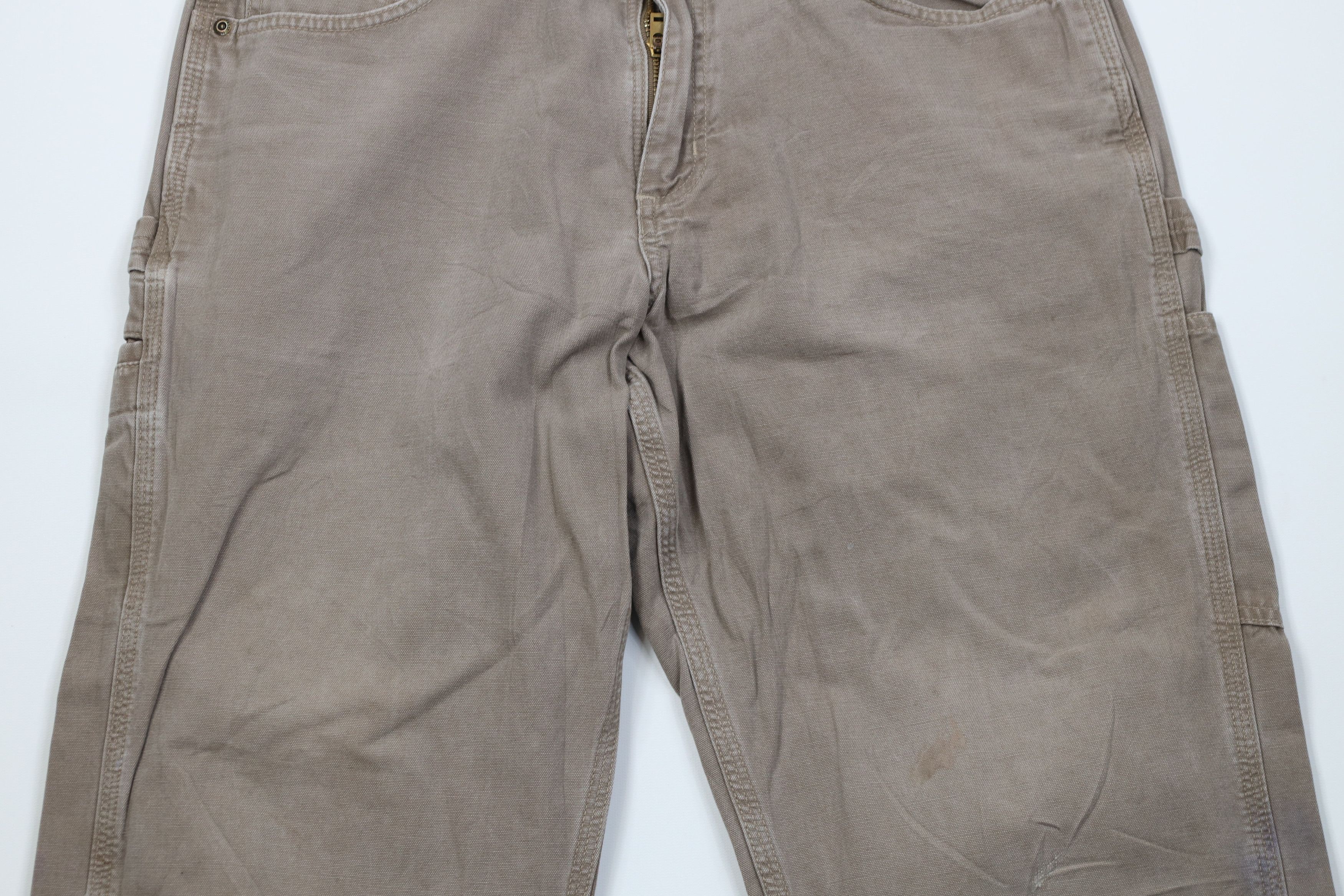 Carhartt Vintage Y2K Carhartt Loose Fit Wide Leg Canvas Pants Beige Size US 34 / EU 50 - 3 Thumbnail